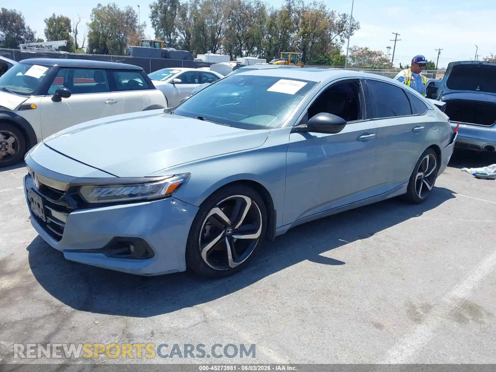 2 Photograph of a damaged car 1HGCV2F30MA020276 HONDA ACCORD 2021