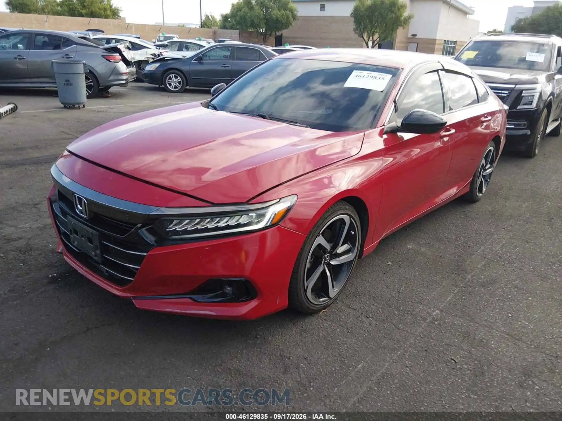 2 Photograph of a damaged car 1HGCV2F30MA023243 HONDA ACCORD 2021