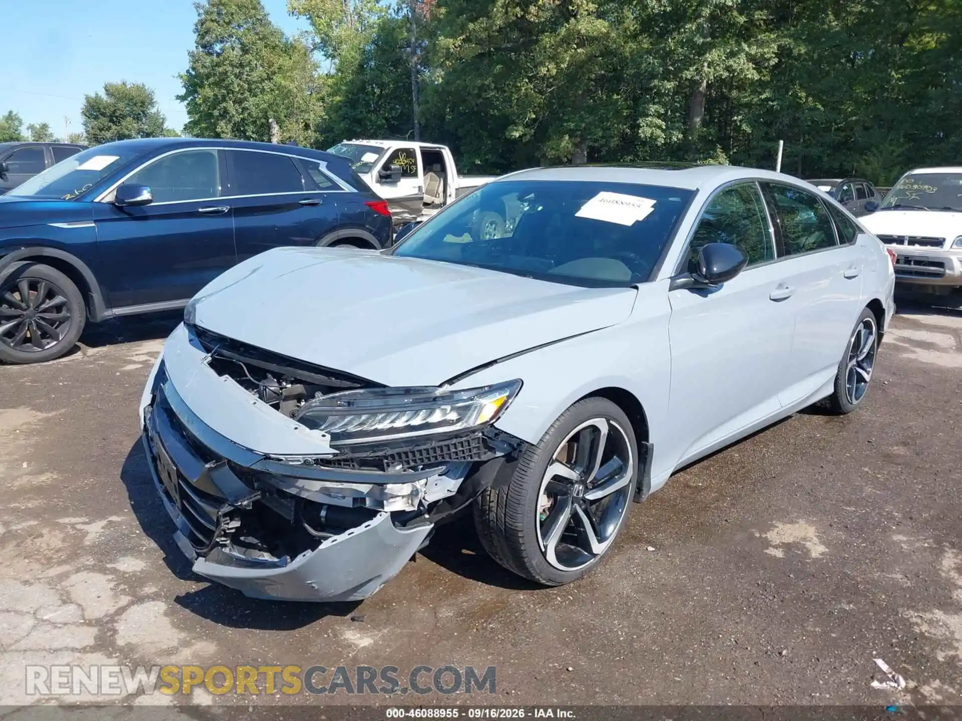 2 Photograph of a damaged car 1HGCV2F30MA023503 HONDA ACCORD 2021