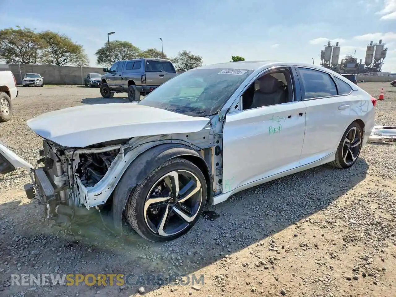 1 Photograph of a damaged car 1HGCV2F31MA004006 HONDA ACCORD 2021