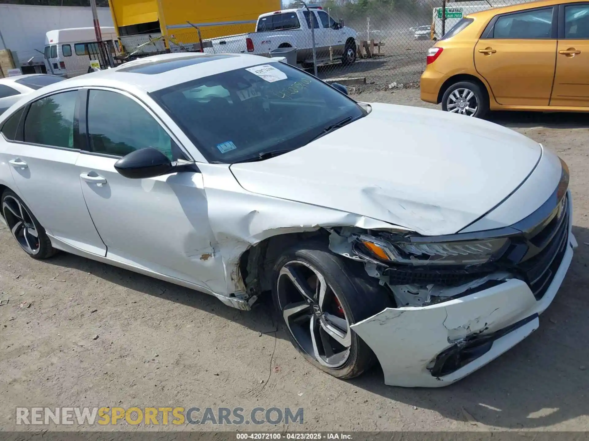 1 Photograph of a damaged car 1HGCV2F31MA009156 HONDA ACCORD 2021