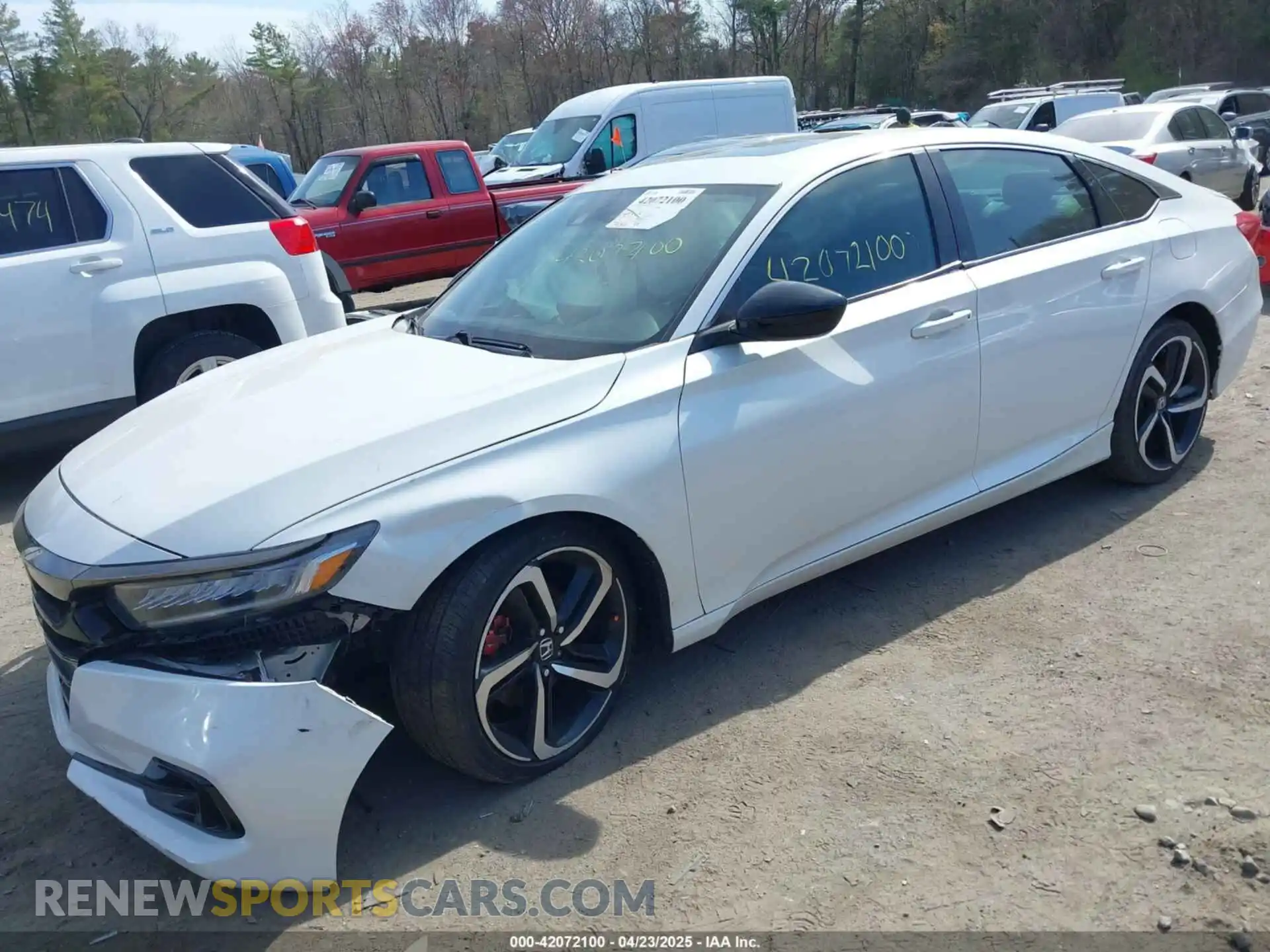 2 Photograph of a damaged car 1HGCV2F31MA009156 HONDA ACCORD 2021