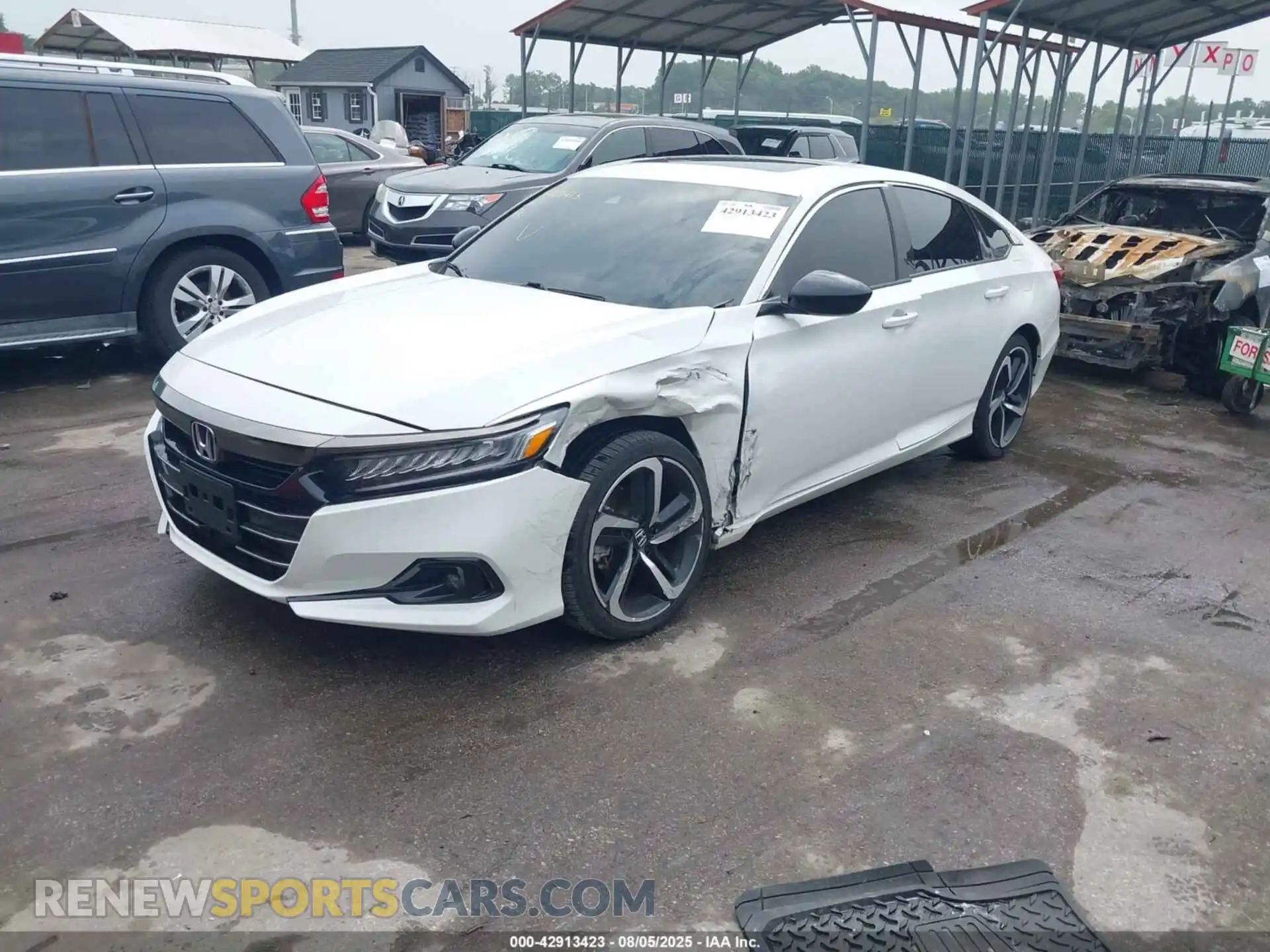 2 Photograph of a damaged car 1HGCV2F31MA016978 HONDA ACCORD 2021