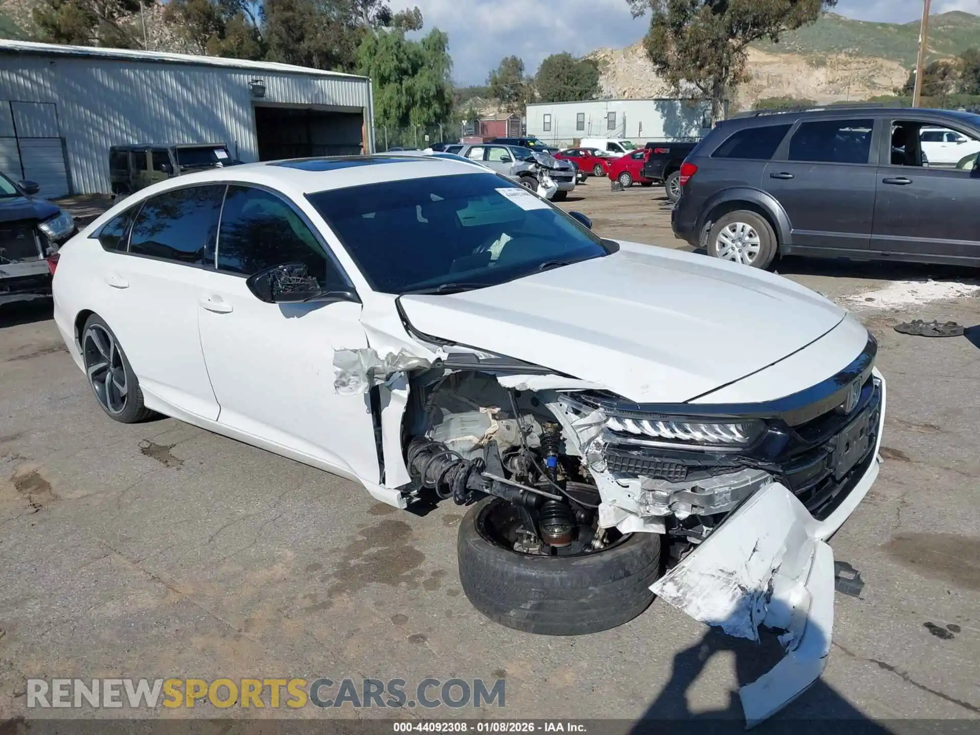 1 Photograph of a damaged car 1HGCV2F32MA005018 HONDA ACCORD 2021