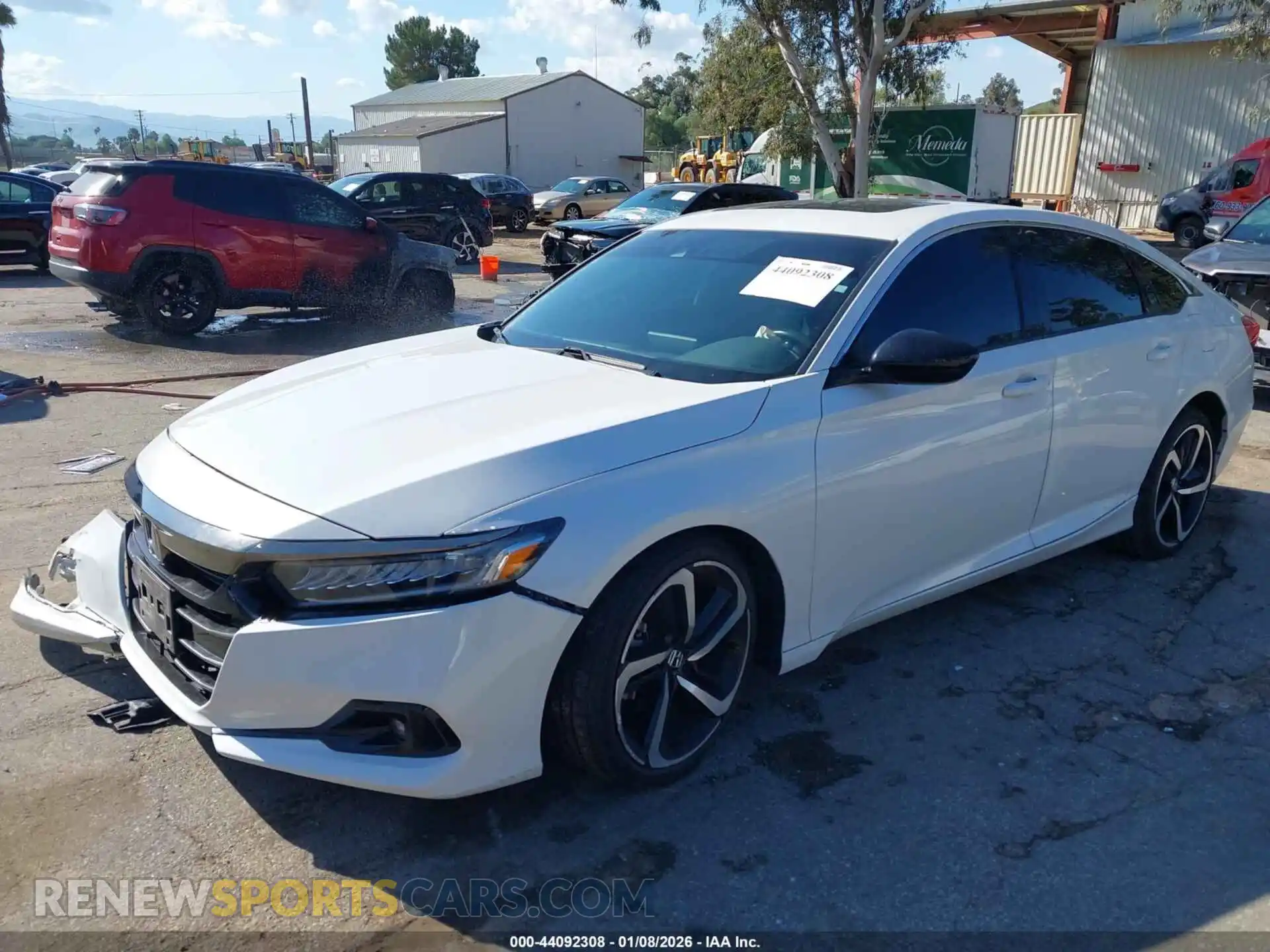 2 Photograph of a damaged car 1HGCV2F32MA005018 HONDA ACCORD 2021