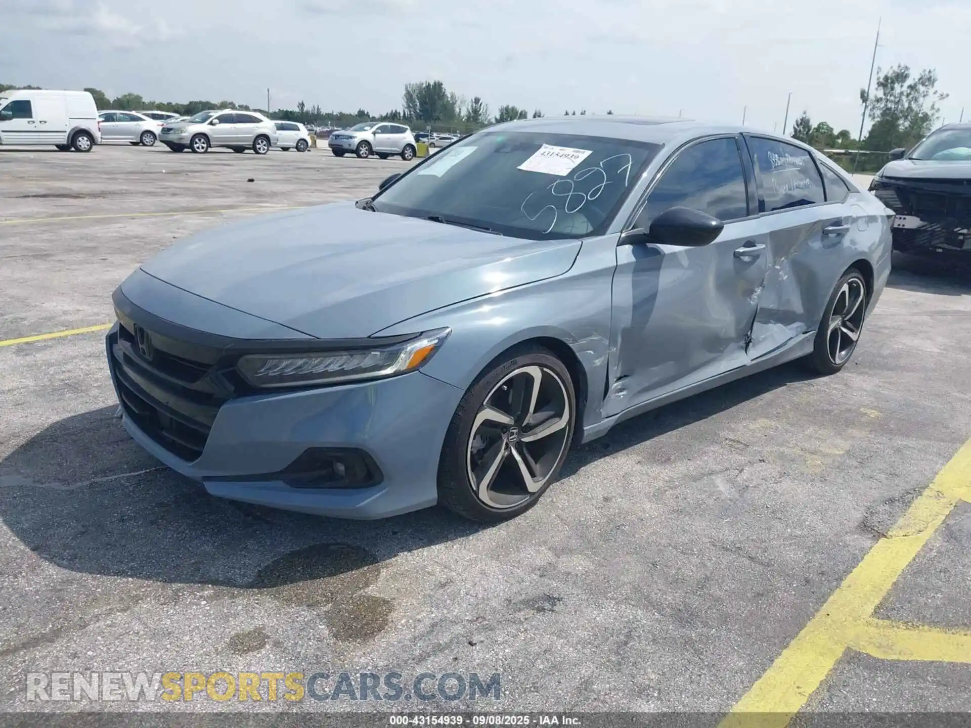 2 Photograph of a damaged car 1HGCV2F32MA005827 HONDA ACCORD 2021
