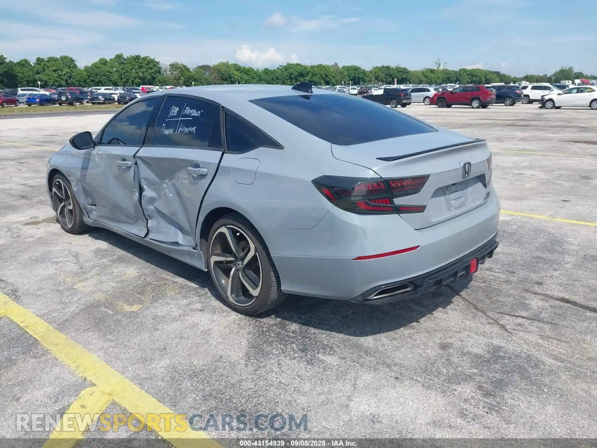 3 Photograph of a damaged car 1HGCV2F32MA005827 HONDA ACCORD 2021