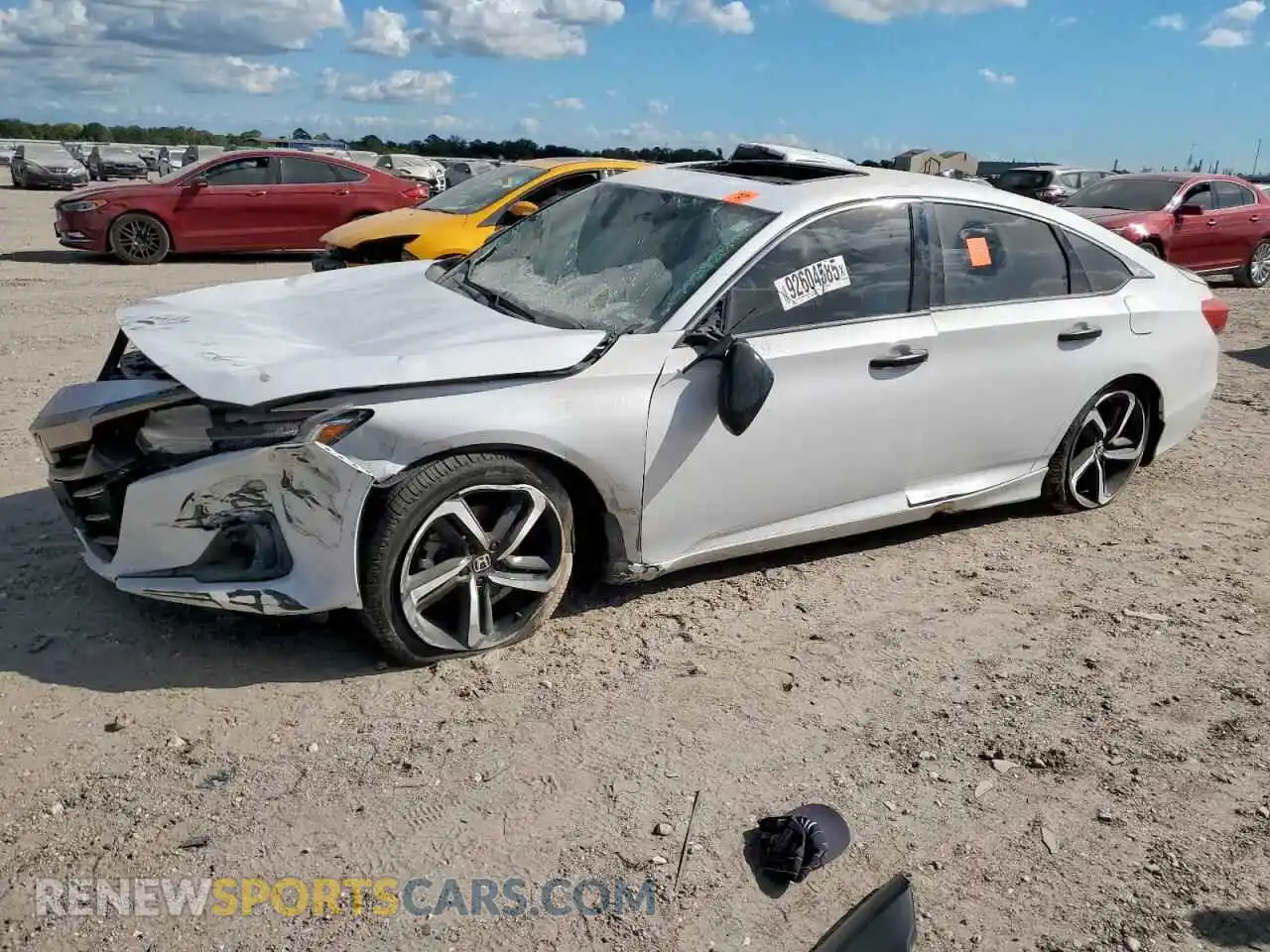 1 Photograph of a damaged car 1HGCV2F32MA011515 HONDA ACCORD 2021