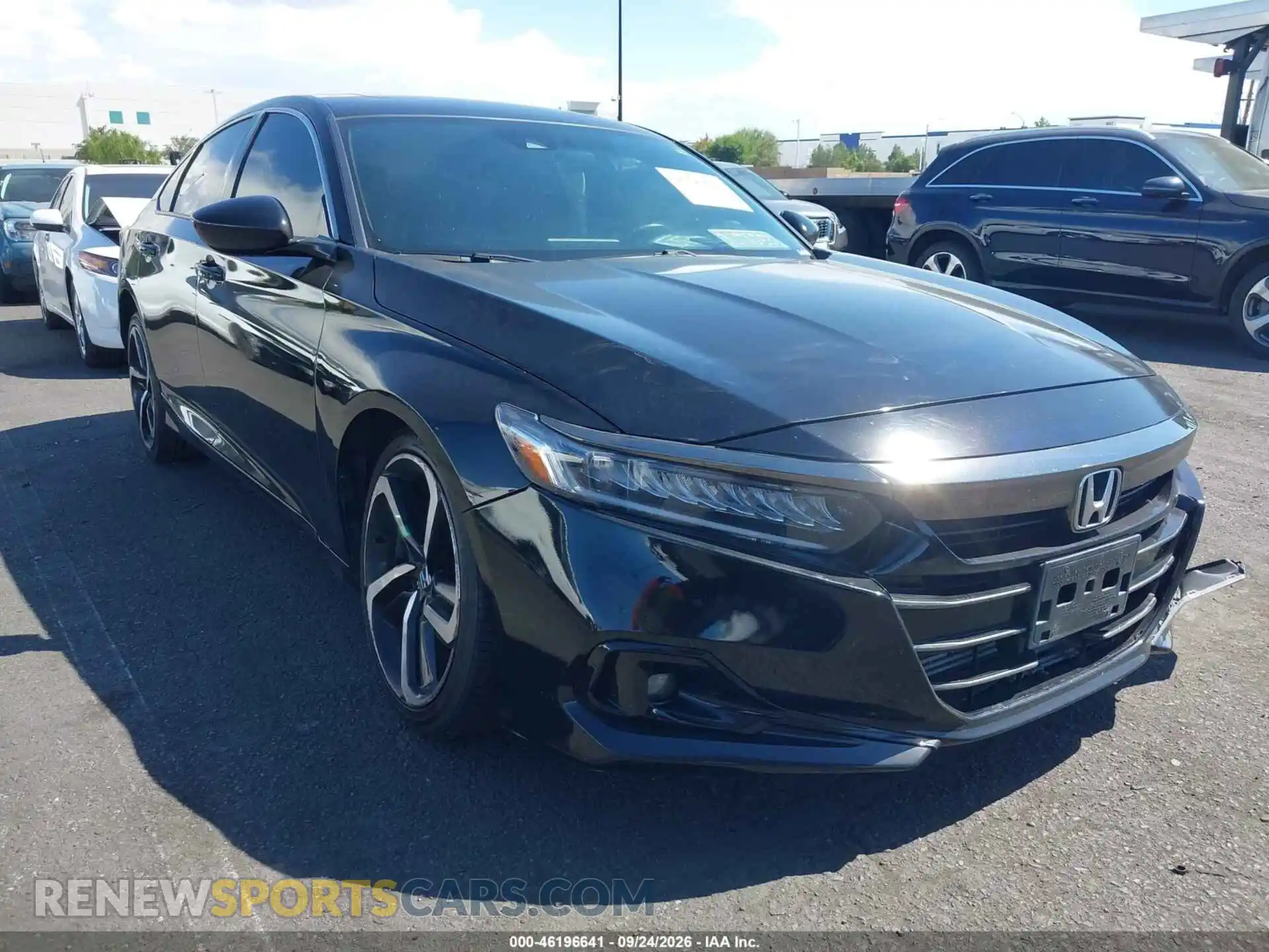 1 Photograph of a damaged car 1HGCV2F32MA018934 HONDA ACCORD 2021