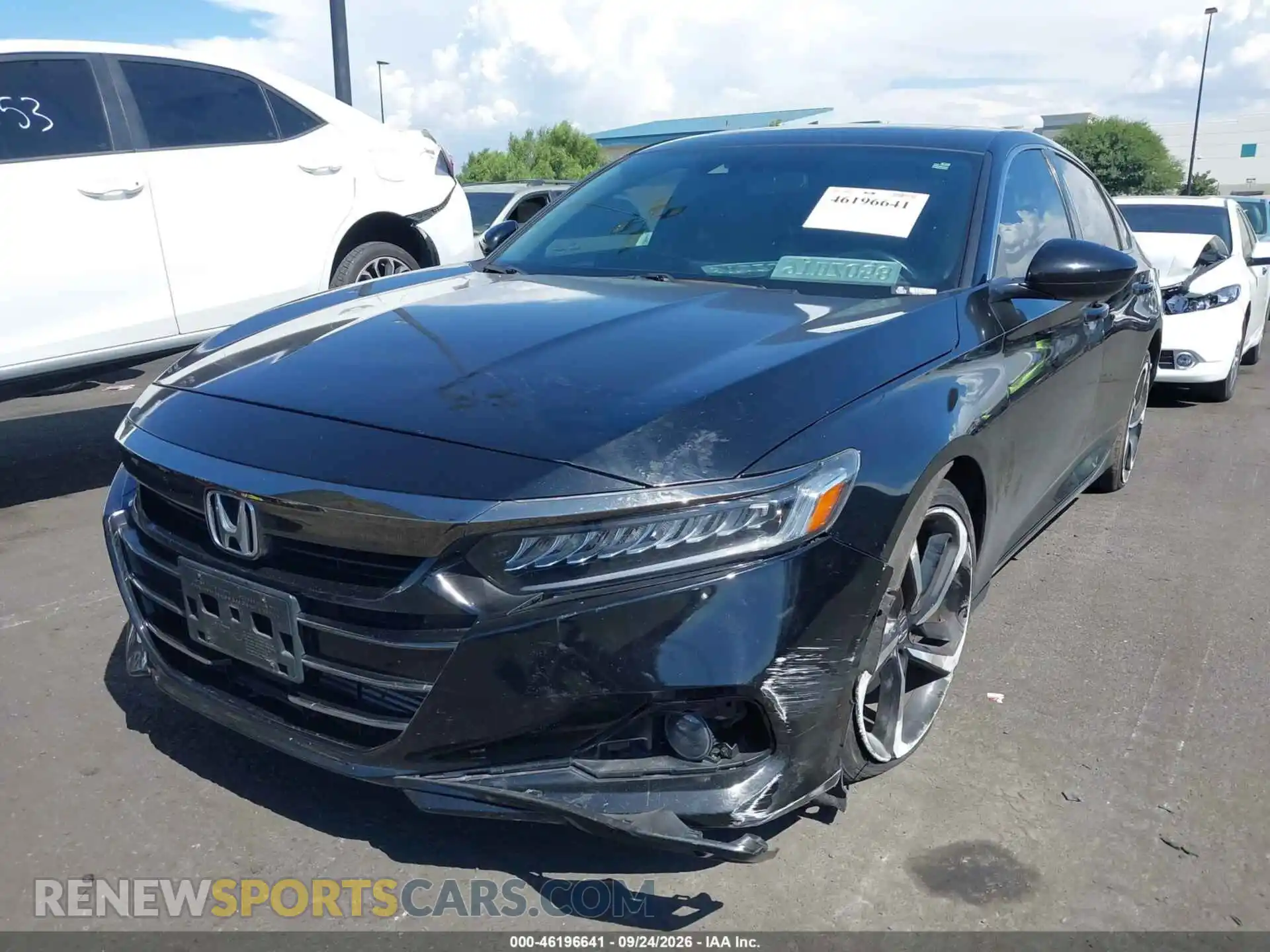 2 Photograph of a damaged car 1HGCV2F32MA018934 HONDA ACCORD 2021