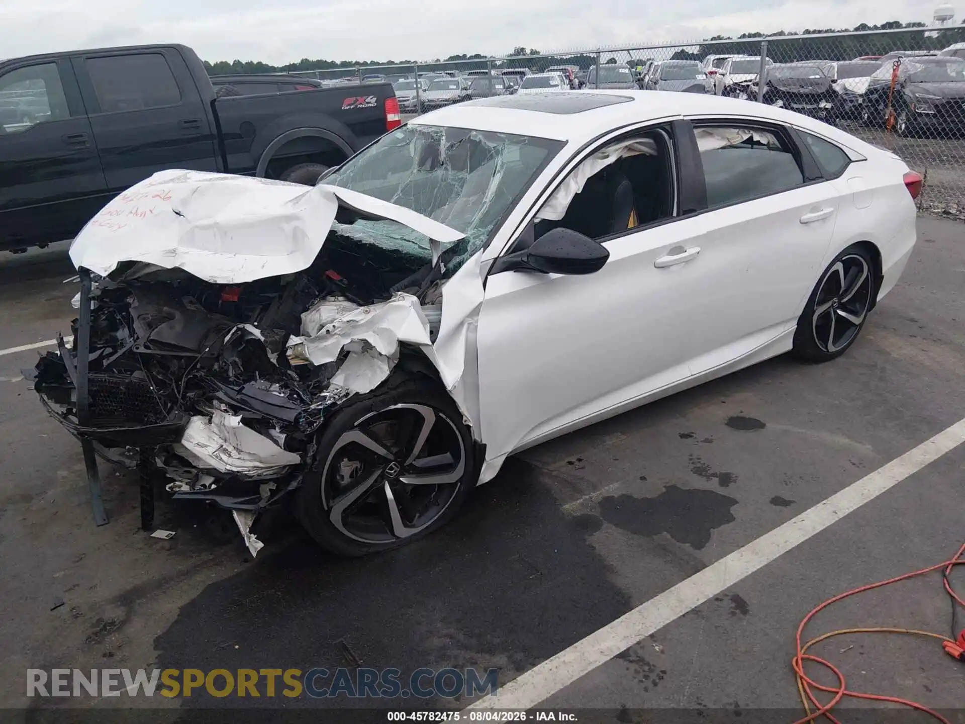 2 fotografías del automóvil dañado 1HGCV2F32MA020649 HONDA ACCORD 2021
