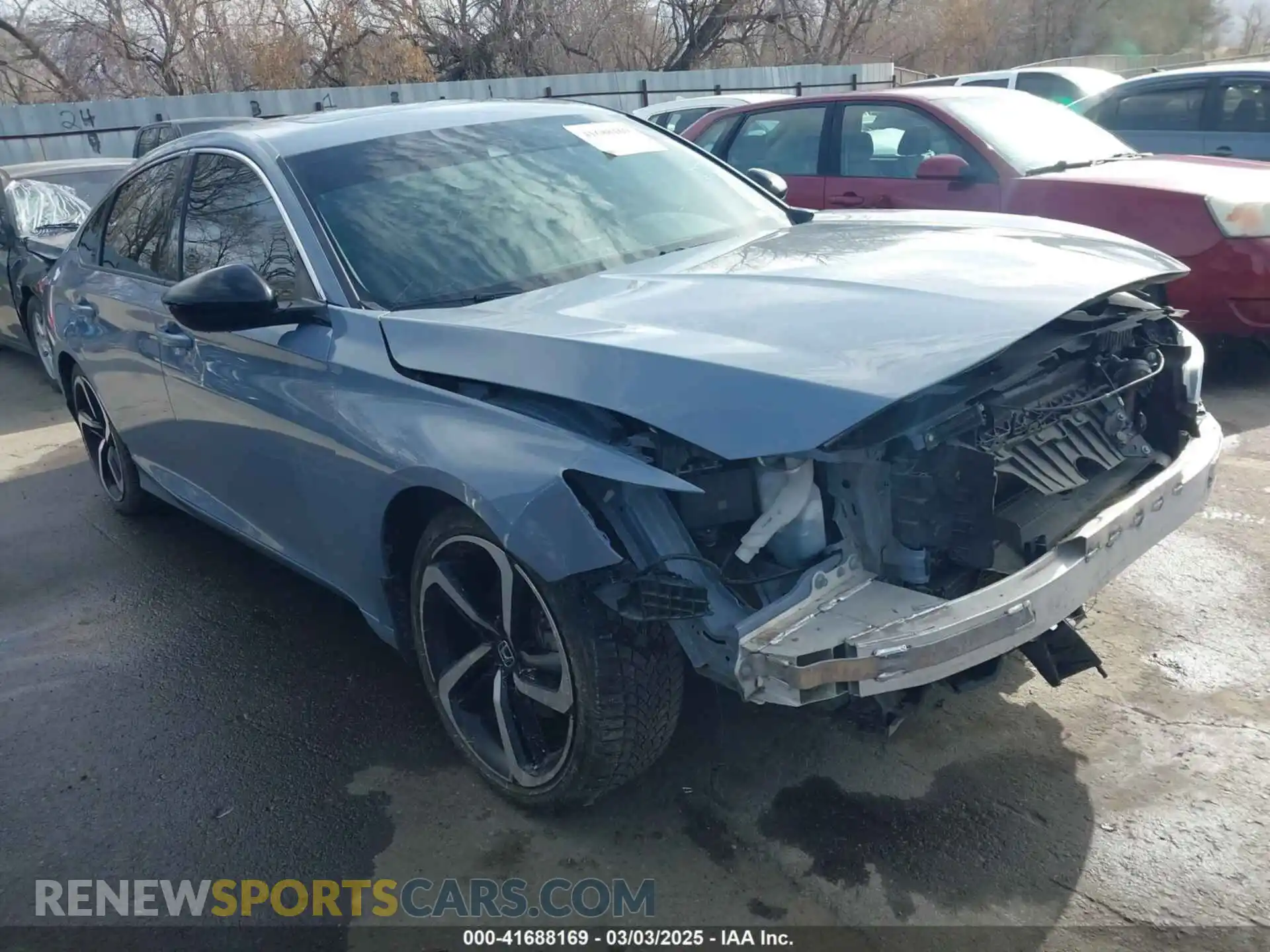 1 Photograph of a damaged car 1HGCV2F32MA030436 HONDA ACCORD 2021