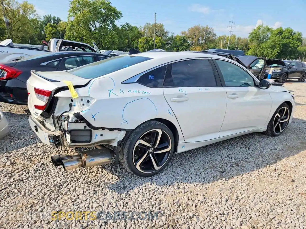 3 fotografías del automóvil dañado 1HGCV2F32MA031862 HONDA ACCORD 2021