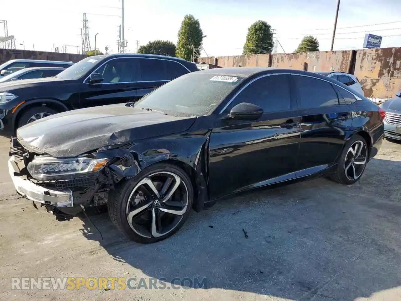 1 Photograph of a damaged car 1HGCV2F32MA034308 HONDA ACCORD 2021