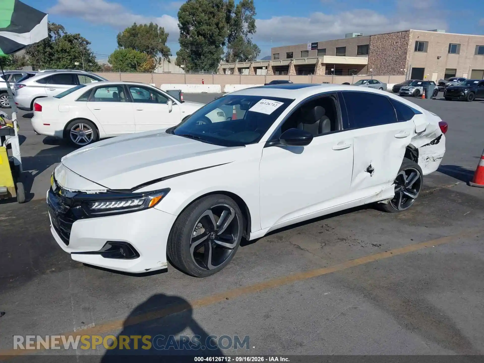 2 Photograph of a damaged car 1HGCV2F33MA007067 HONDA ACCORD 2021