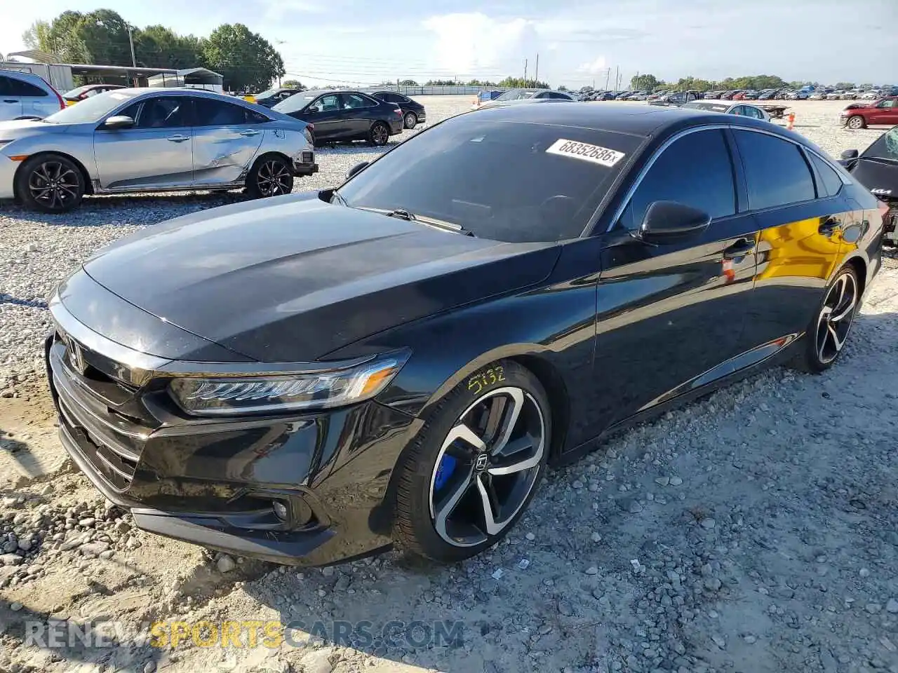 1 Photograph of a damaged car 1HGCV2F33MA032275 HONDA ACCORD 2021