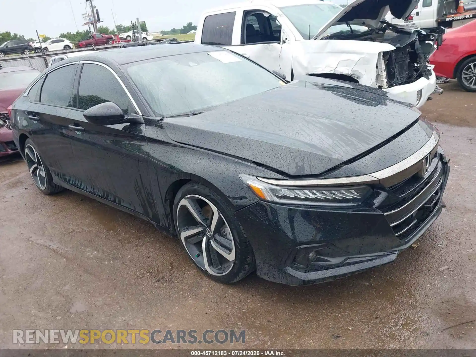 1 Photograph of a damaged car 1HGCV2F33MA032969 HONDA ACCORD 2021