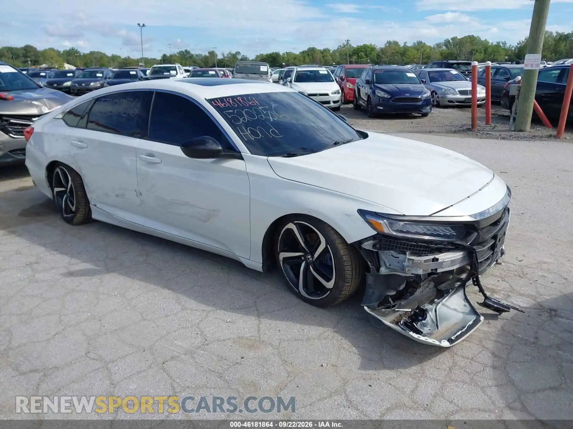 1 fotografías del automóvil dañado 1HGCV2F34MA002878 HONDA ACCORD 2021