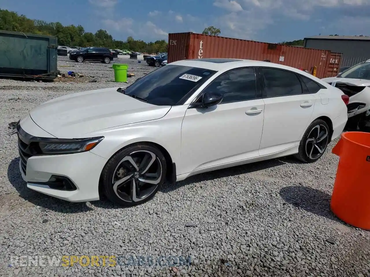 1 Photograph of a damaged car 1HGCV2F34MA003934 HONDA ACCORD 2021