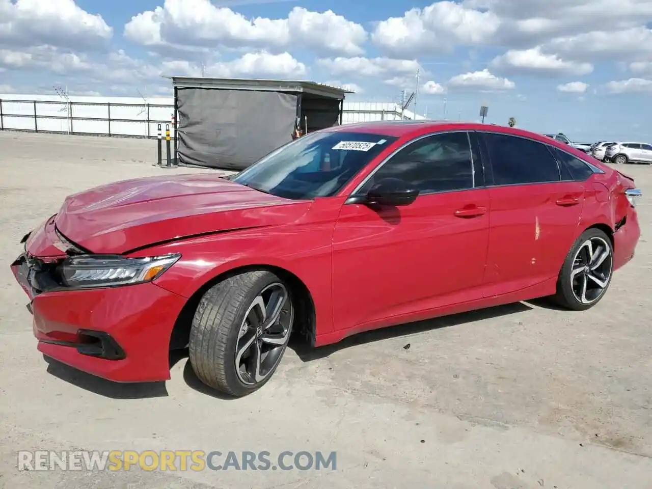 1 Photograph of a damaged car 1HGCV2F34MA009846 HONDA ACCORD 2021
