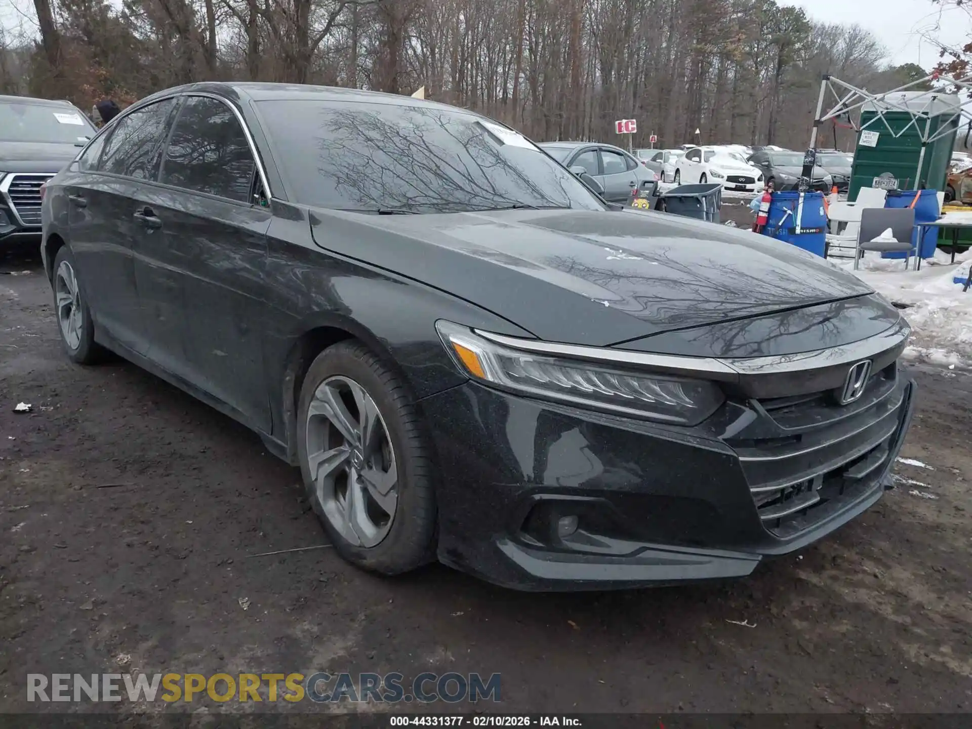 1 Photograph of a damaged car 1HGCV2F34MA011130 HONDA ACCORD 2021
