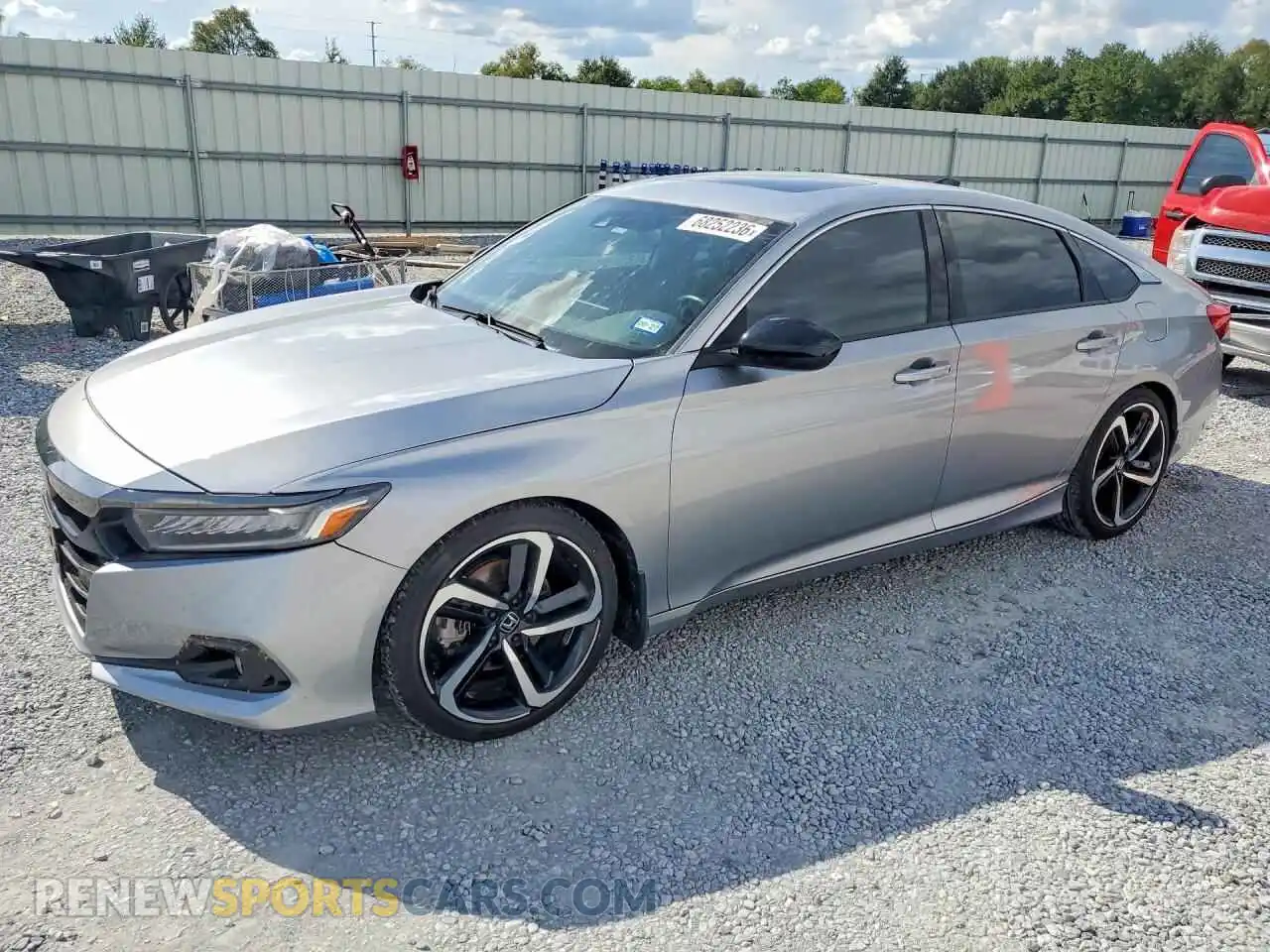 1 Photograph of a damaged car 1HGCV2F34MA012343 HONDA ACCORD 2021