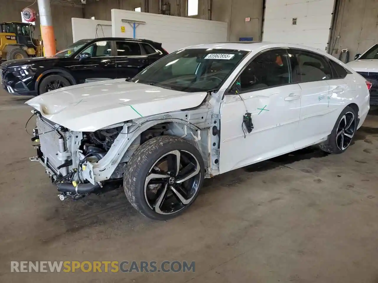 1 Photograph of a damaged car 1HGCV2F34MA018255 HONDA ACCORD 2021