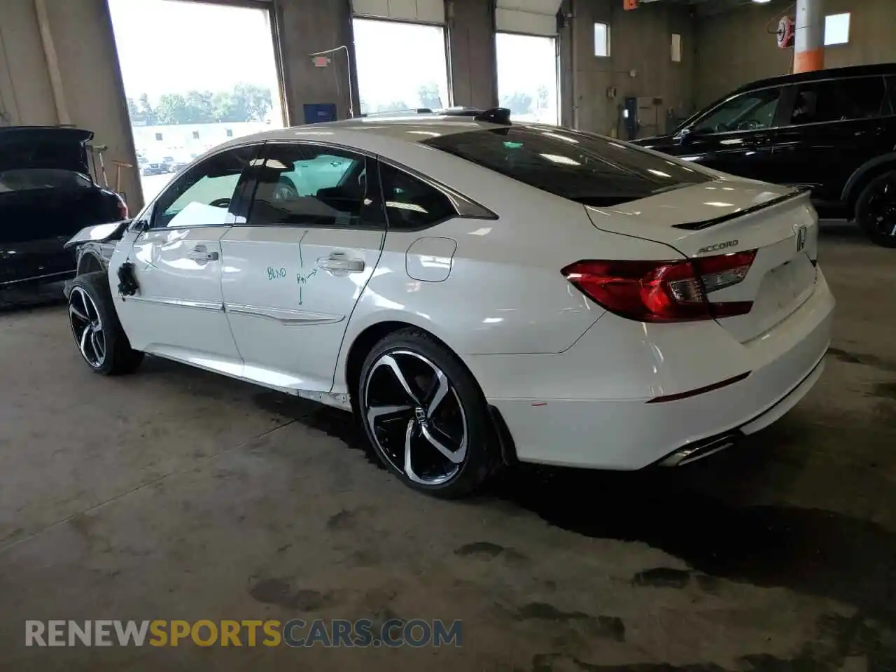 2 Photograph of a damaged car 1HGCV2F34MA018255 HONDA ACCORD 2021