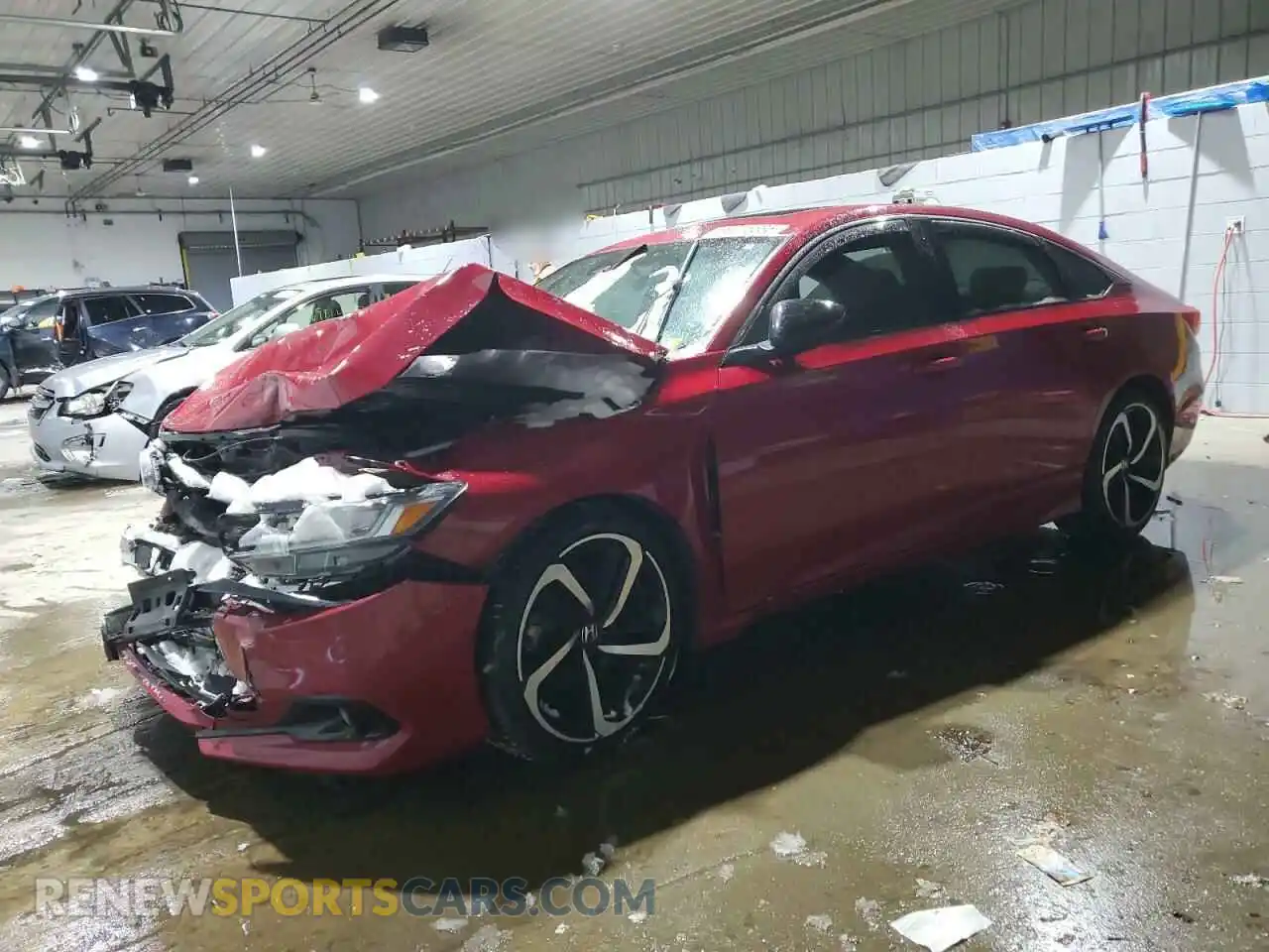1 Photograph of a damaged car 1HGCV2F34MA021933 HONDA ACCORD 2021
