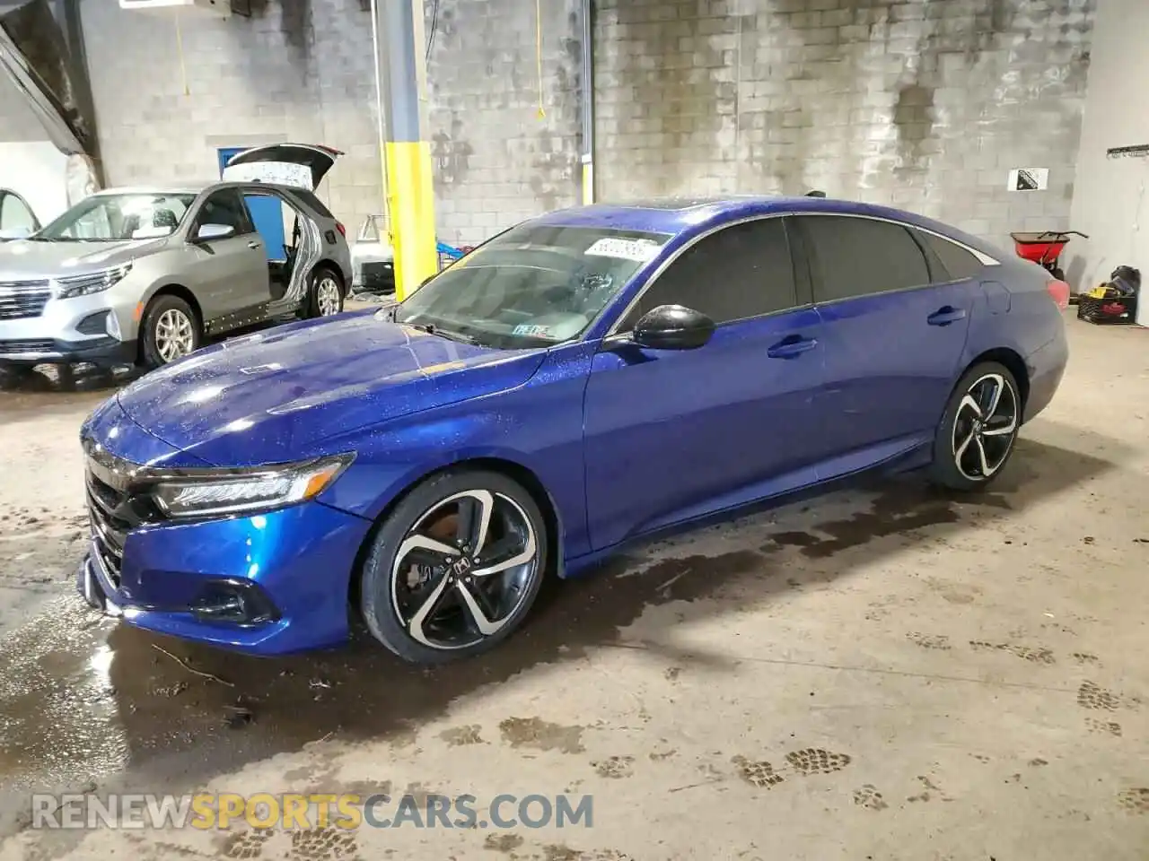 1 Photograph of a damaged car 1HGCV2F34MA023780 HONDA ACCORD 2021