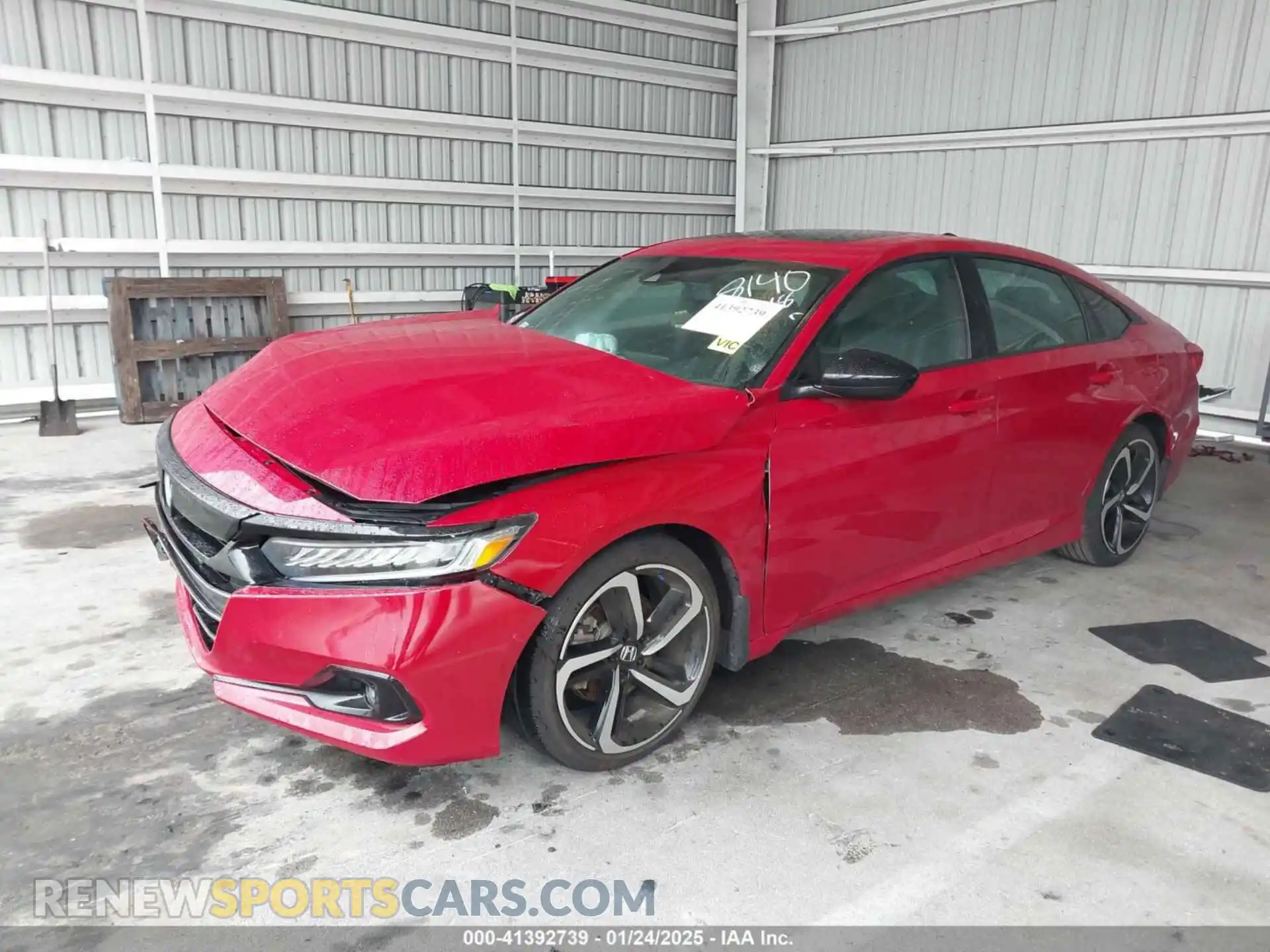 2 Фотография поврежденного автомобиля 1HGCV2F34MA028140 HONDA ACCORD 2021