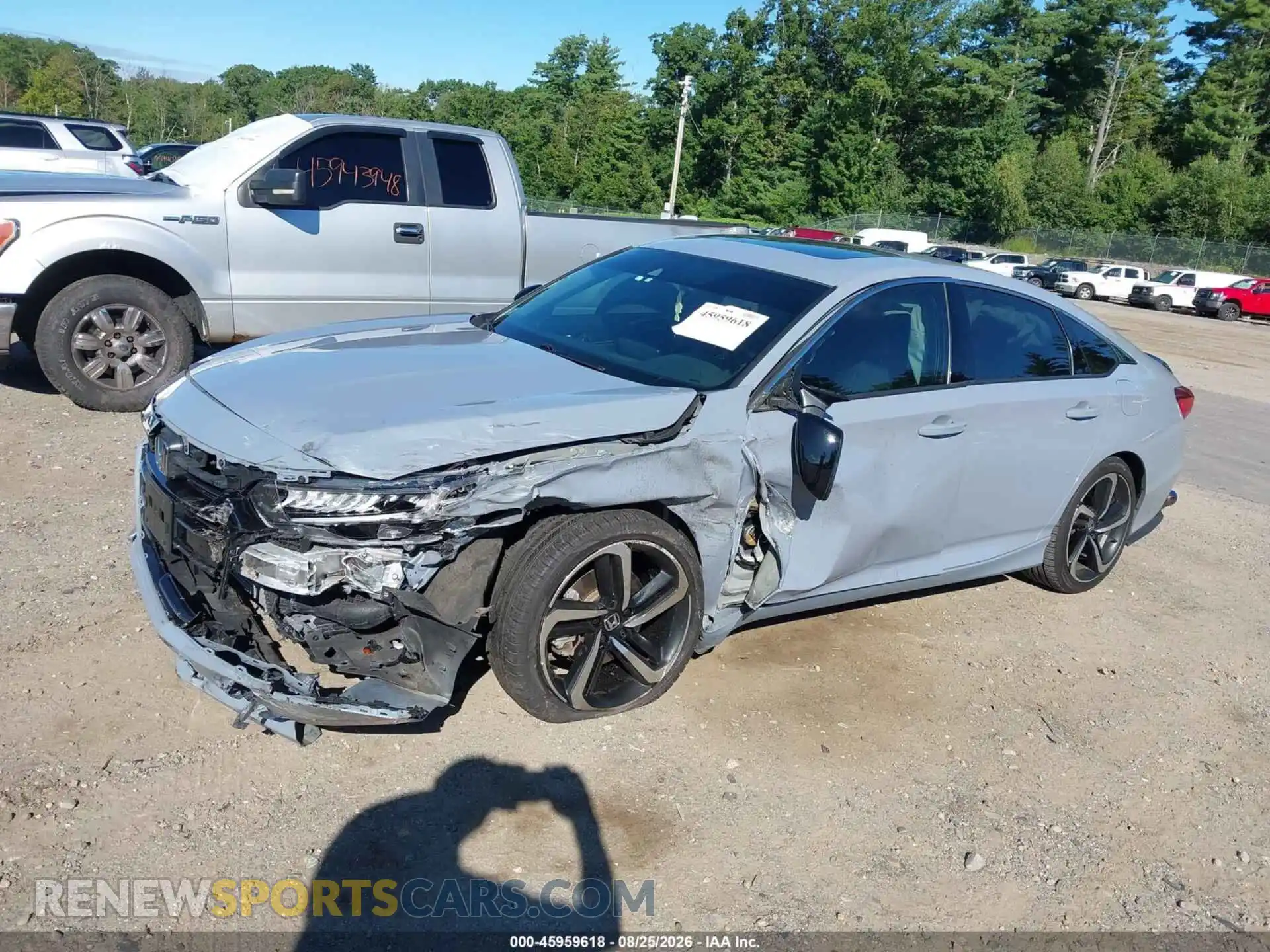 2 Photograph of a damaged car 1HGCV2F35MA002663 HONDA ACCORD 2021