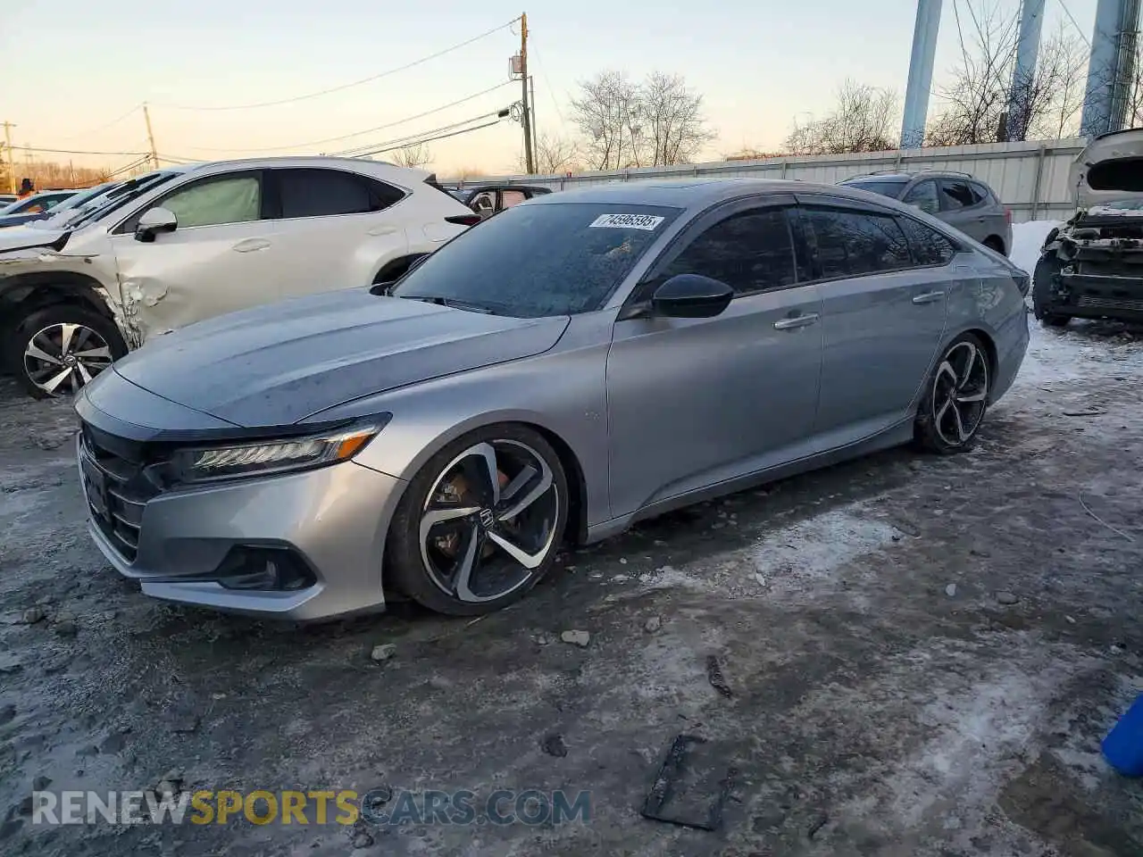 1 Photograph of a damaged car 1HGCV2F35MA003411 HONDA ACCORD 2021