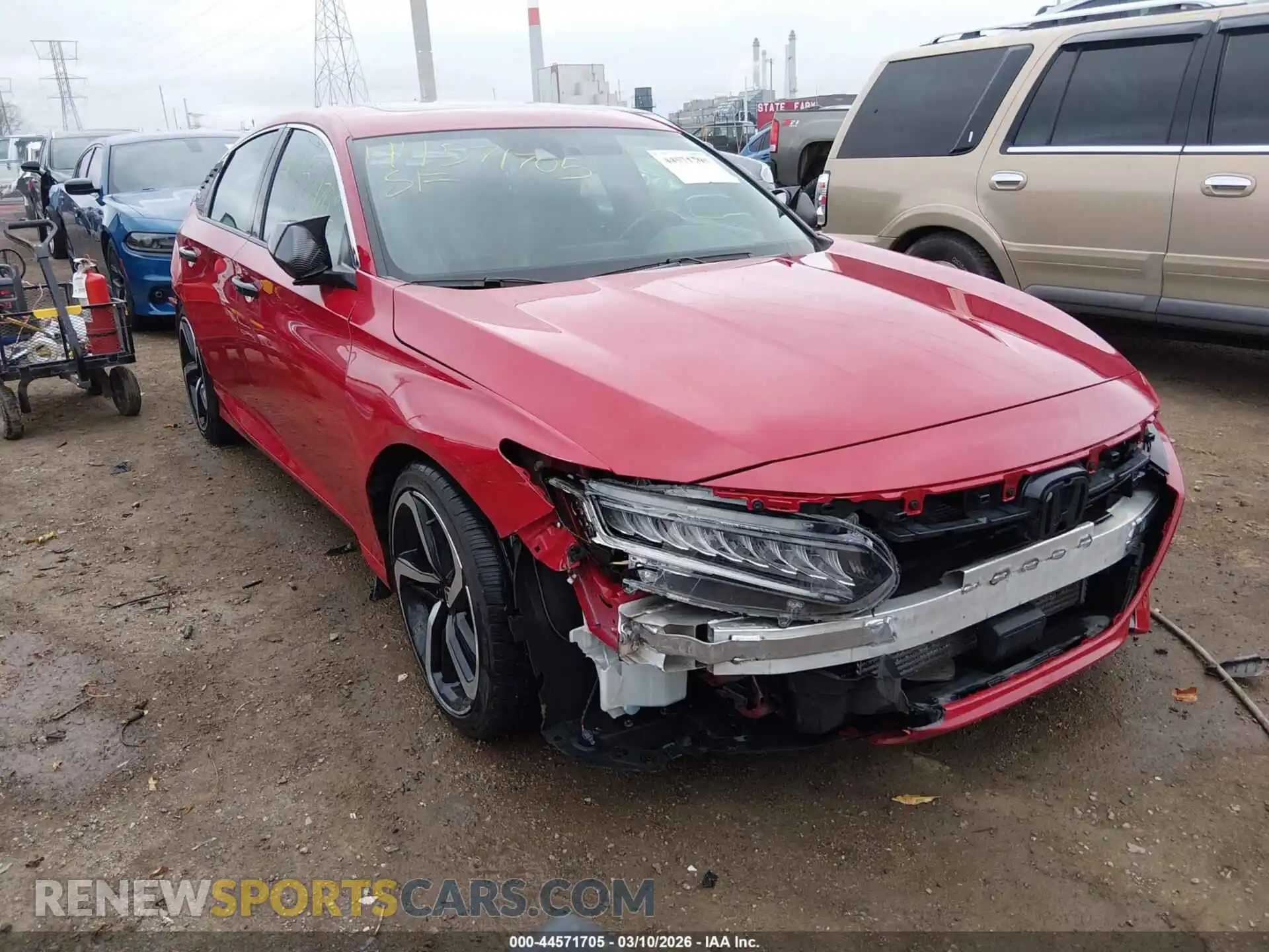 1 Photograph of a damaged car 1HGCV2F35MA028163 HONDA ACCORD 2021