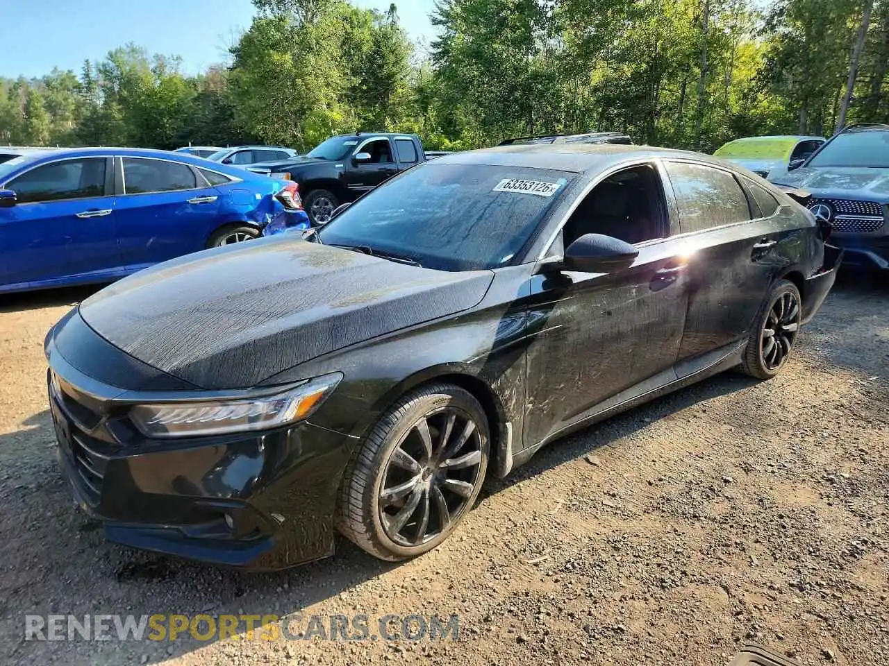 1 Photograph of a damaged car 1HGCV2F35MA800662 HONDA ACCORD 2021