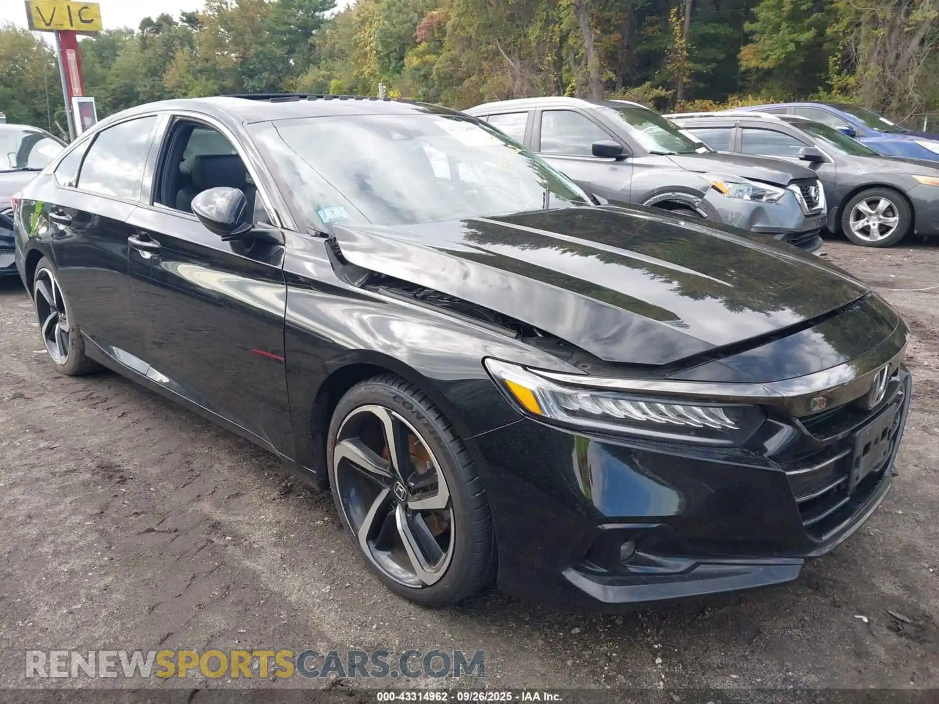 1 Photograph of a damaged car 1HGCV2F36MA018905 HONDA ACCORD 2021