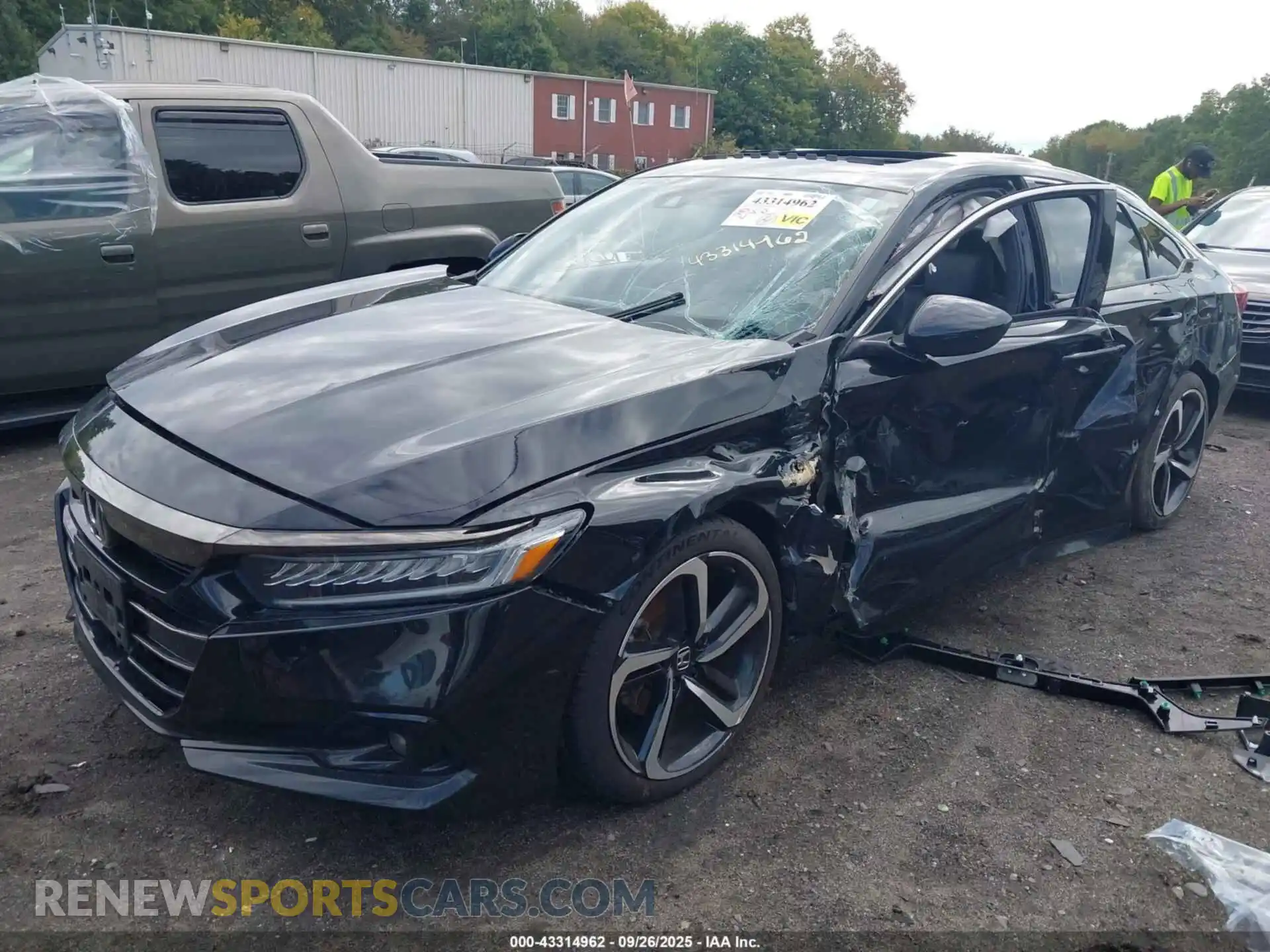 2 Photograph of a damaged car 1HGCV2F36MA018905 HONDA ACCORD 2021