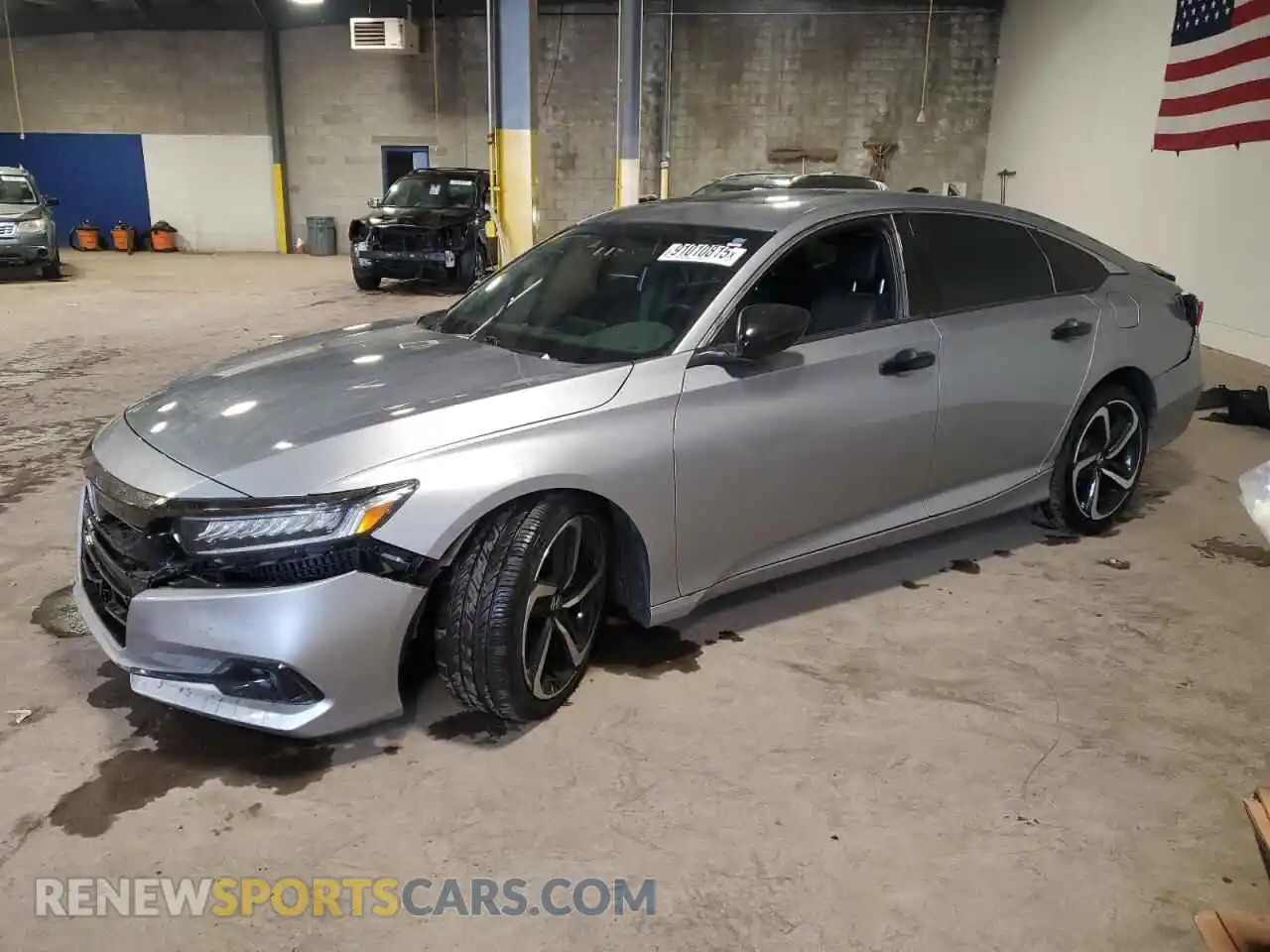 1 Photograph of a damaged car 1HGCV2F36MA022582 HONDA ACCORD 2021
