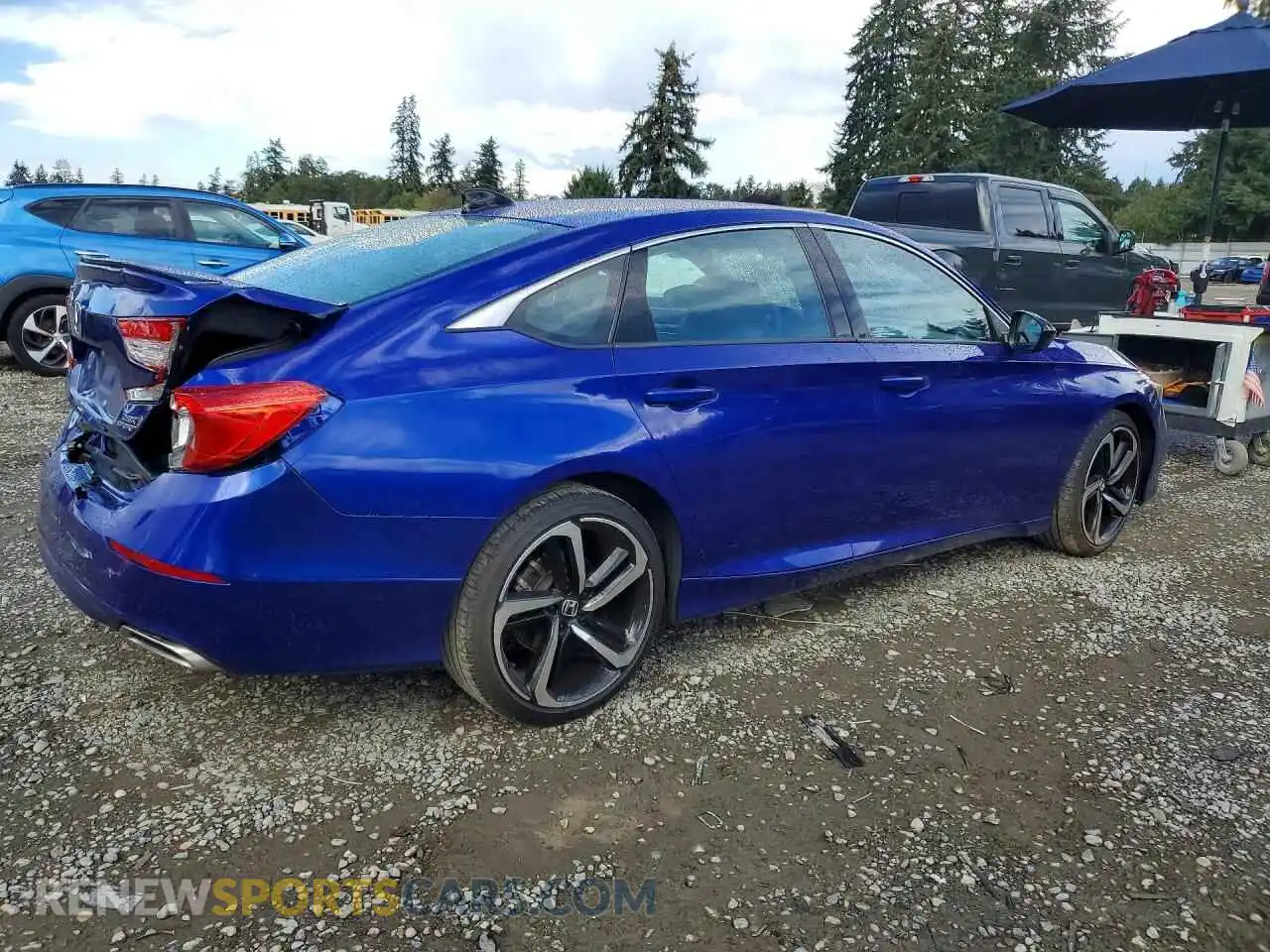 3 fotografías del automóvil dañado 1HGCV2F36MA027619 HONDA ACCORD 2021