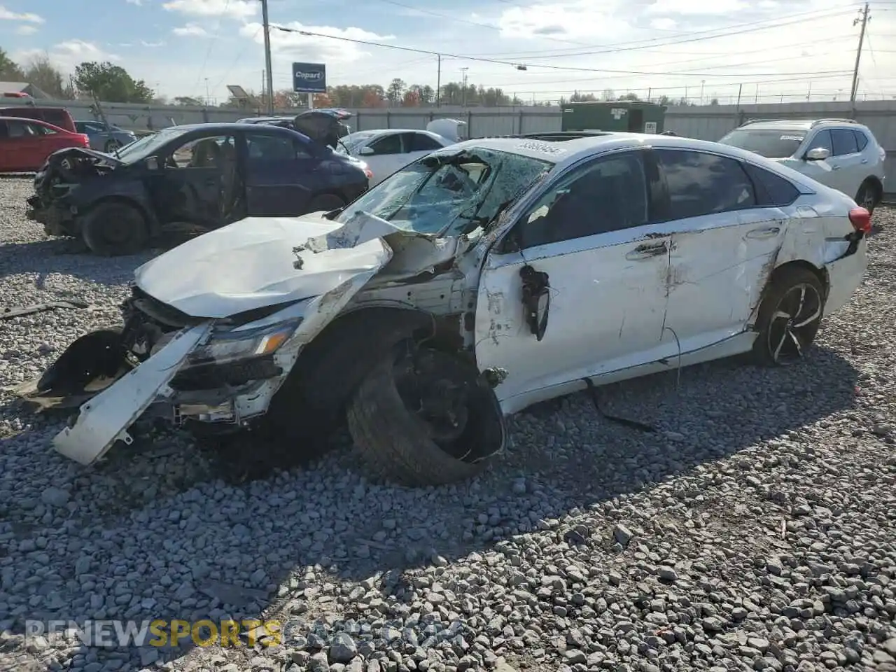 1 Photograph of a damaged car 1HGCV2F36MA031864 HONDA ACCORD 2021