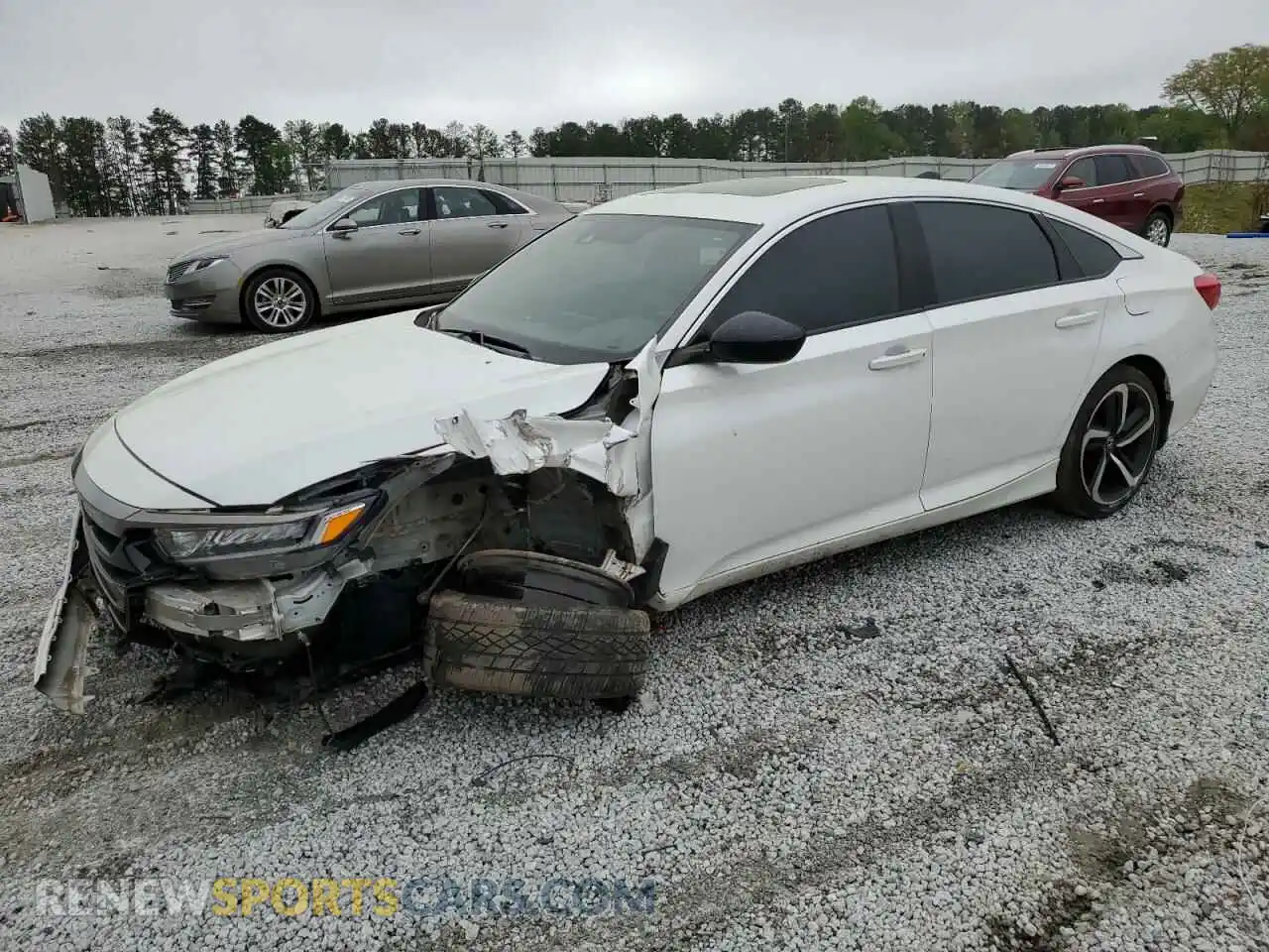 1 Photograph of a damaged car 1HGCV2F37MA003944 HONDA ACCORD 2021