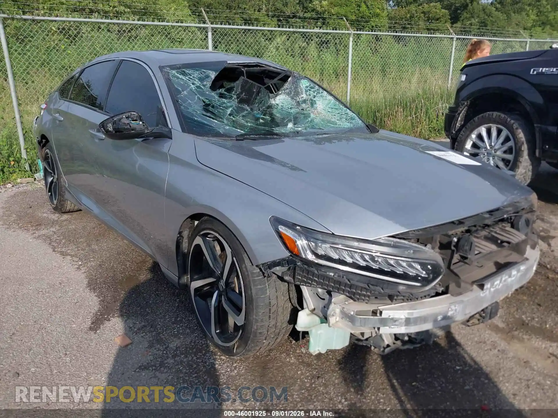 1 Photograph of a damaged car 1HGCV2F37MA010697 HONDA ACCORD 2021