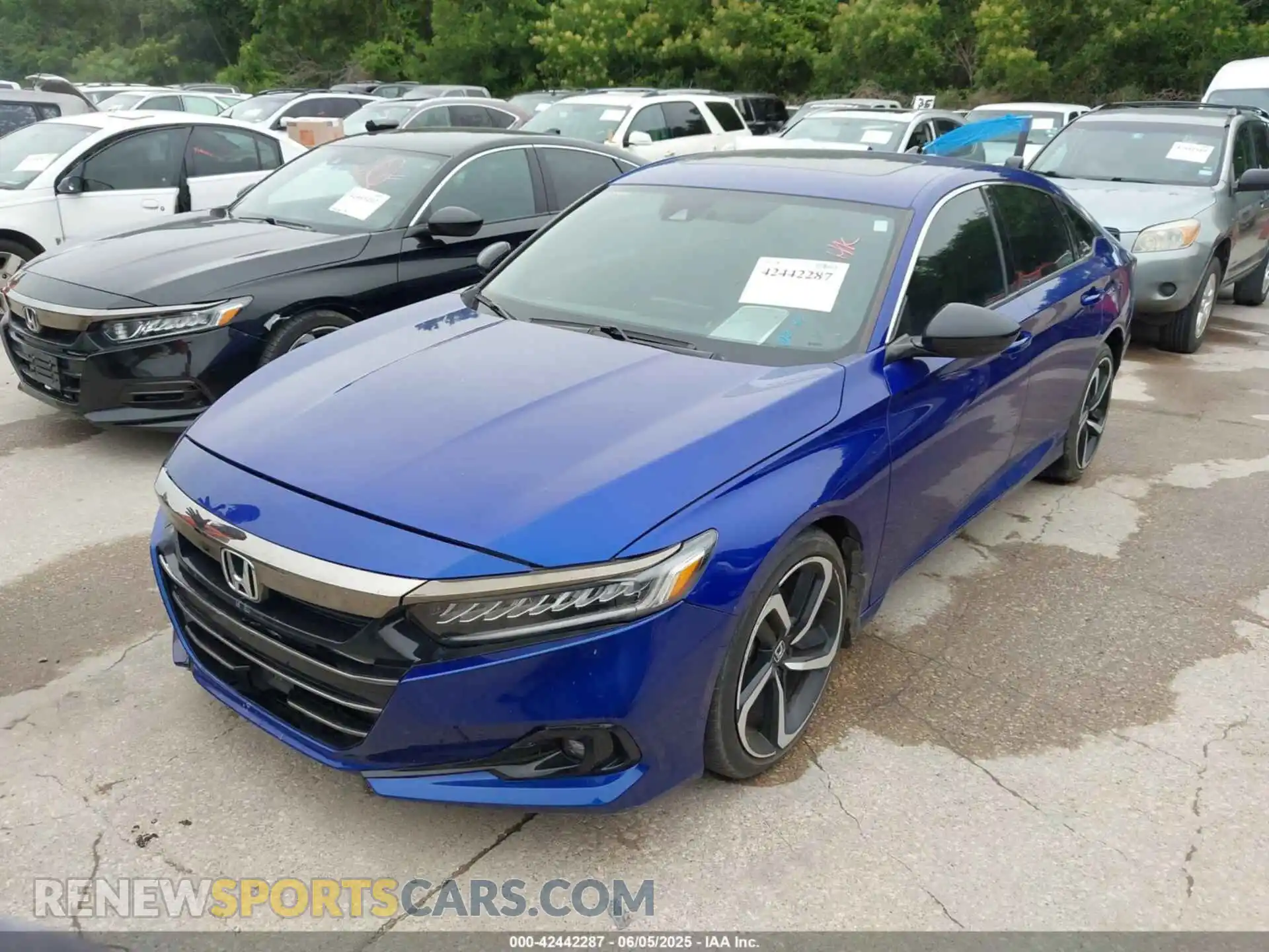 2 Photograph of a damaged car 1HGCV2F37MA012790 HONDA ACCORD 2021