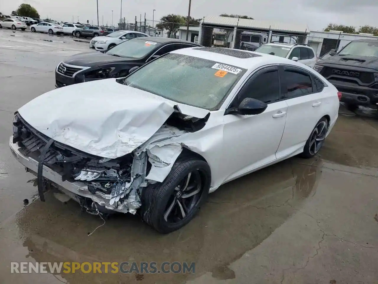 1 fotografías del automóvil dañado 1HGCV2F37MA014264 HONDA ACCORD 2021