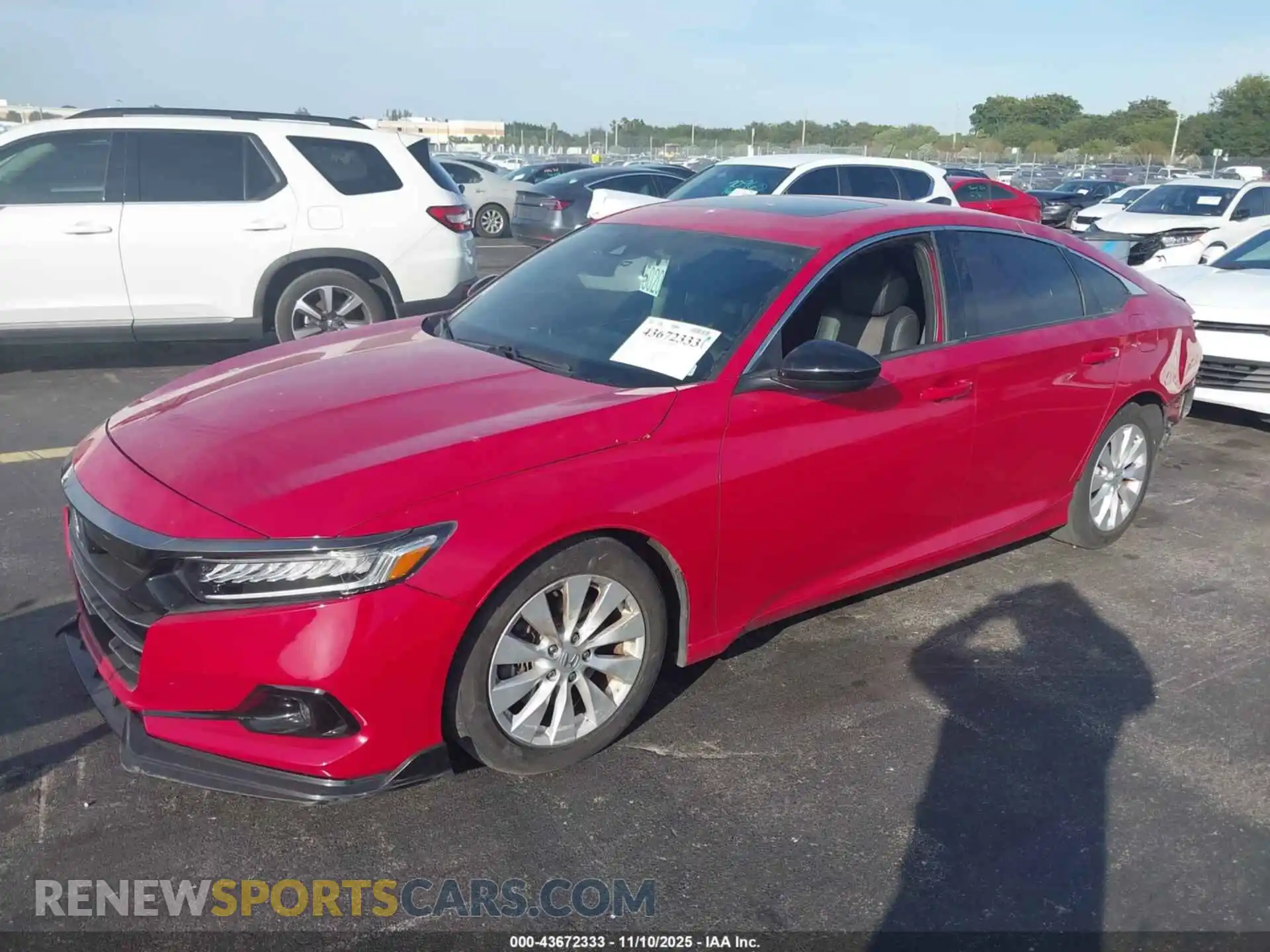 2 Photograph of a damaged car 1HGCV2F37MA017567 HONDA ACCORD 2021