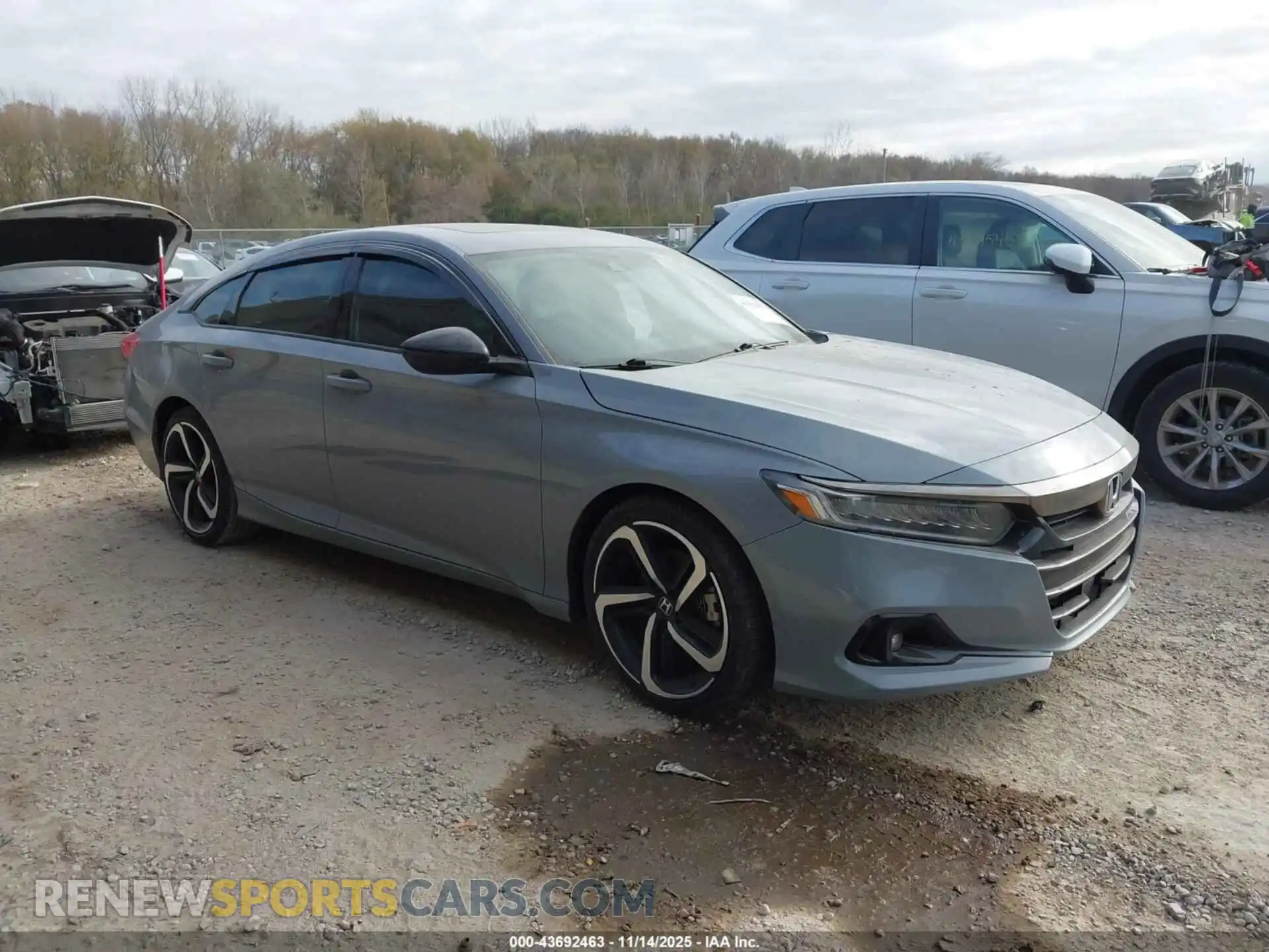 1 Photograph of a damaged car 1HGCV2F37MA026544 HONDA ACCORD 2021