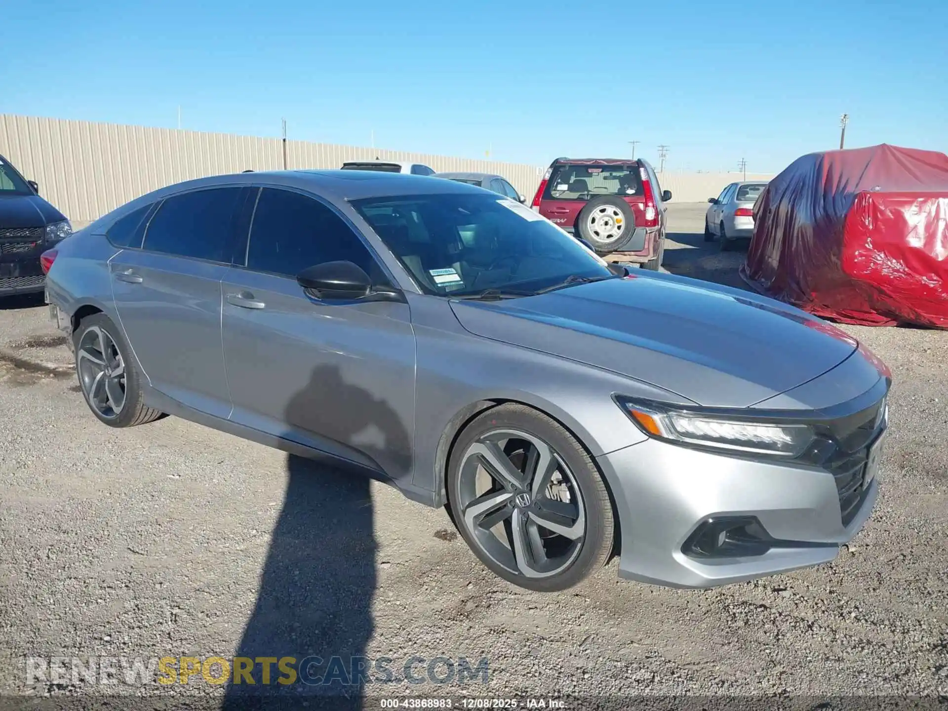 1 Photograph of a damaged car 1HGCV2F37MA026771 HONDA ACCORD 2021
