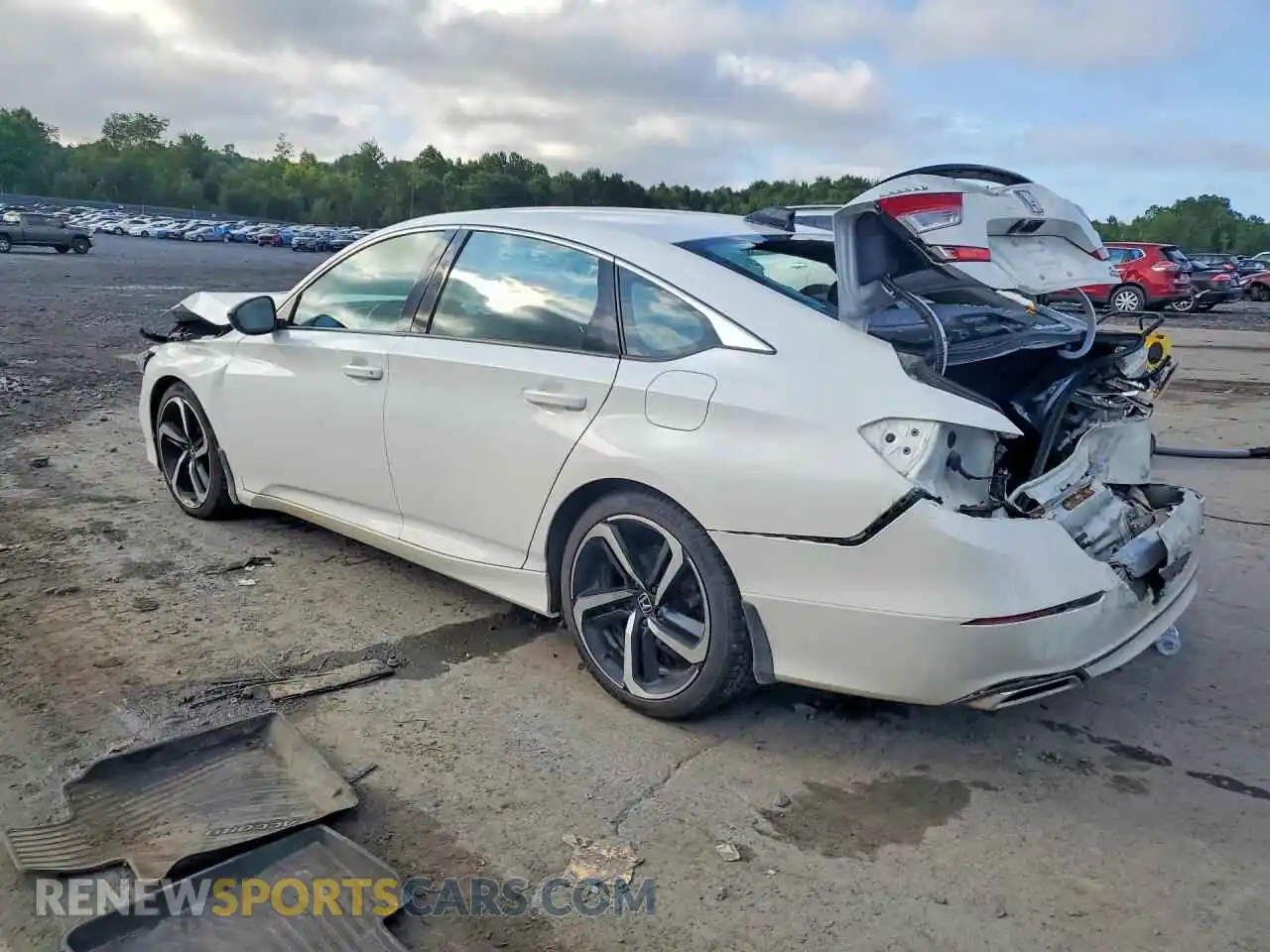 2 fotografías del automóvil dañado 1HGCV2F37MA030626 HONDA ACCORD 2021