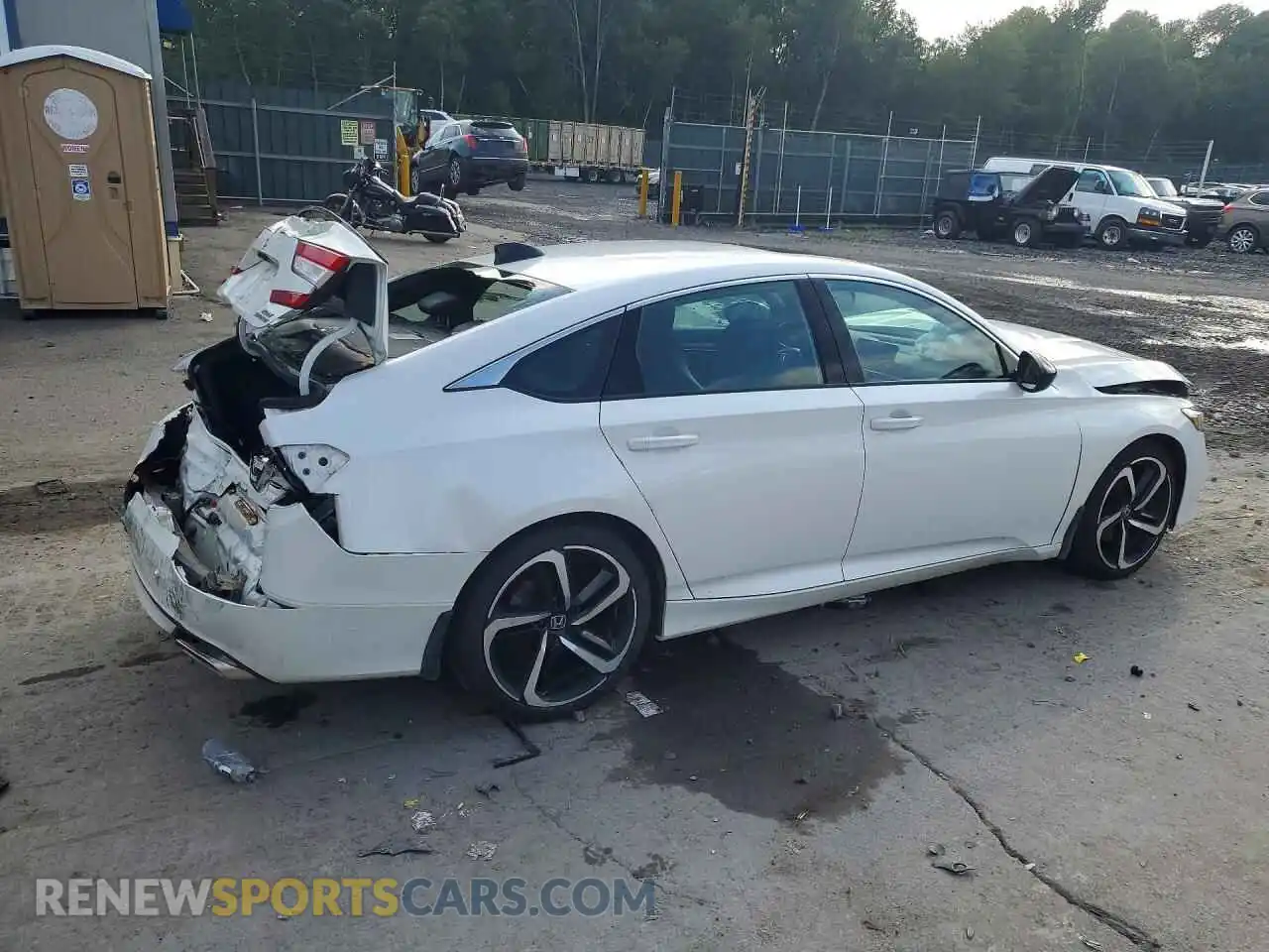 3 fotografías del automóvil dañado 1HGCV2F37MA030626 HONDA ACCORD 2021