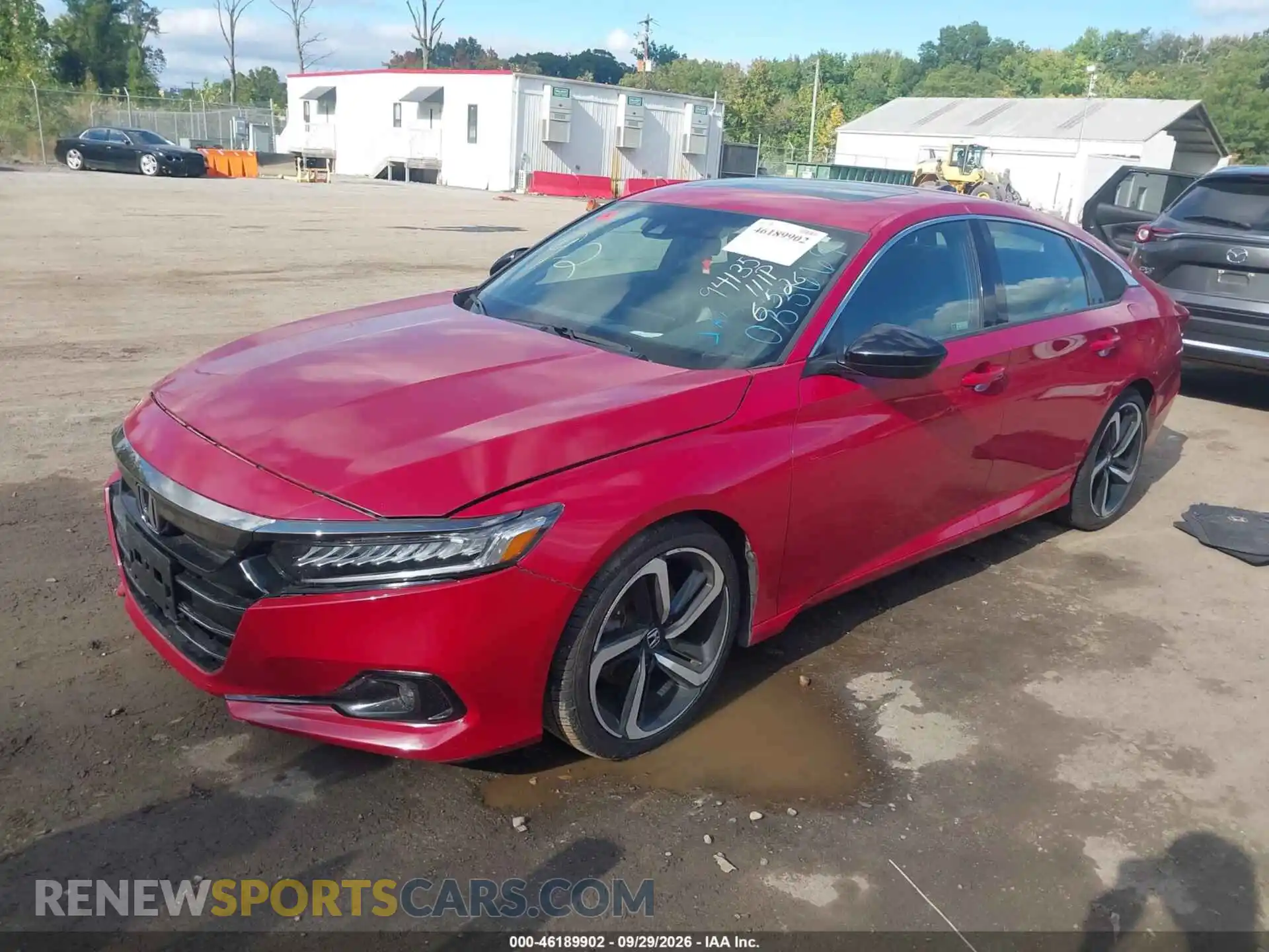 2 Photograph of a damaged car 1HGCV2F37MA033669 HONDA ACCORD 2021